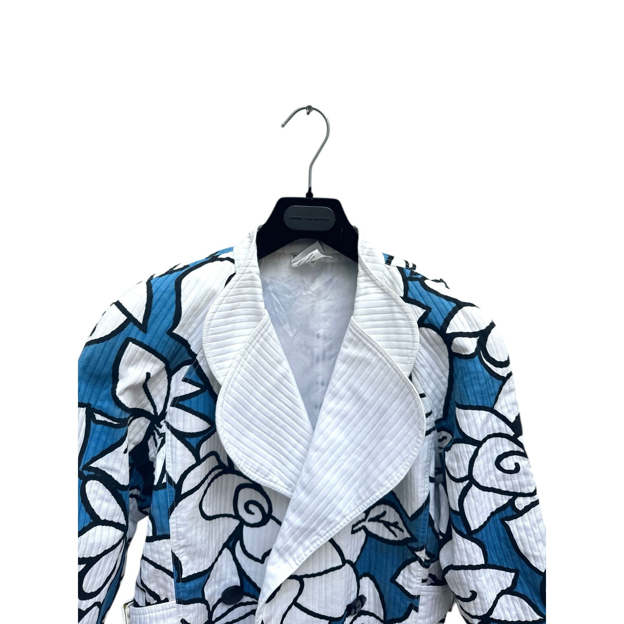 Courreges Vintage Floral Double Breasted Jacket Size M / US 6-8 / IT 42-44 - 2 Thumbnail