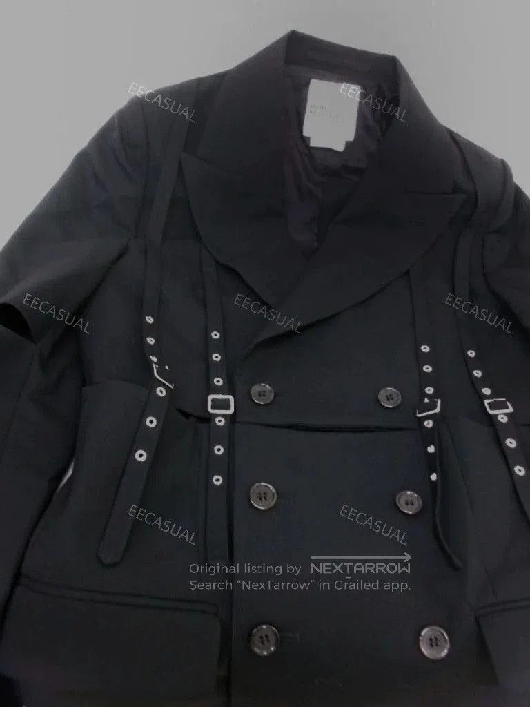 Comme des Garcons Noir Kei Ninomiya Wool Coat 2025. Size US M / EU 48-50 / 2 - 6 Thumbnail