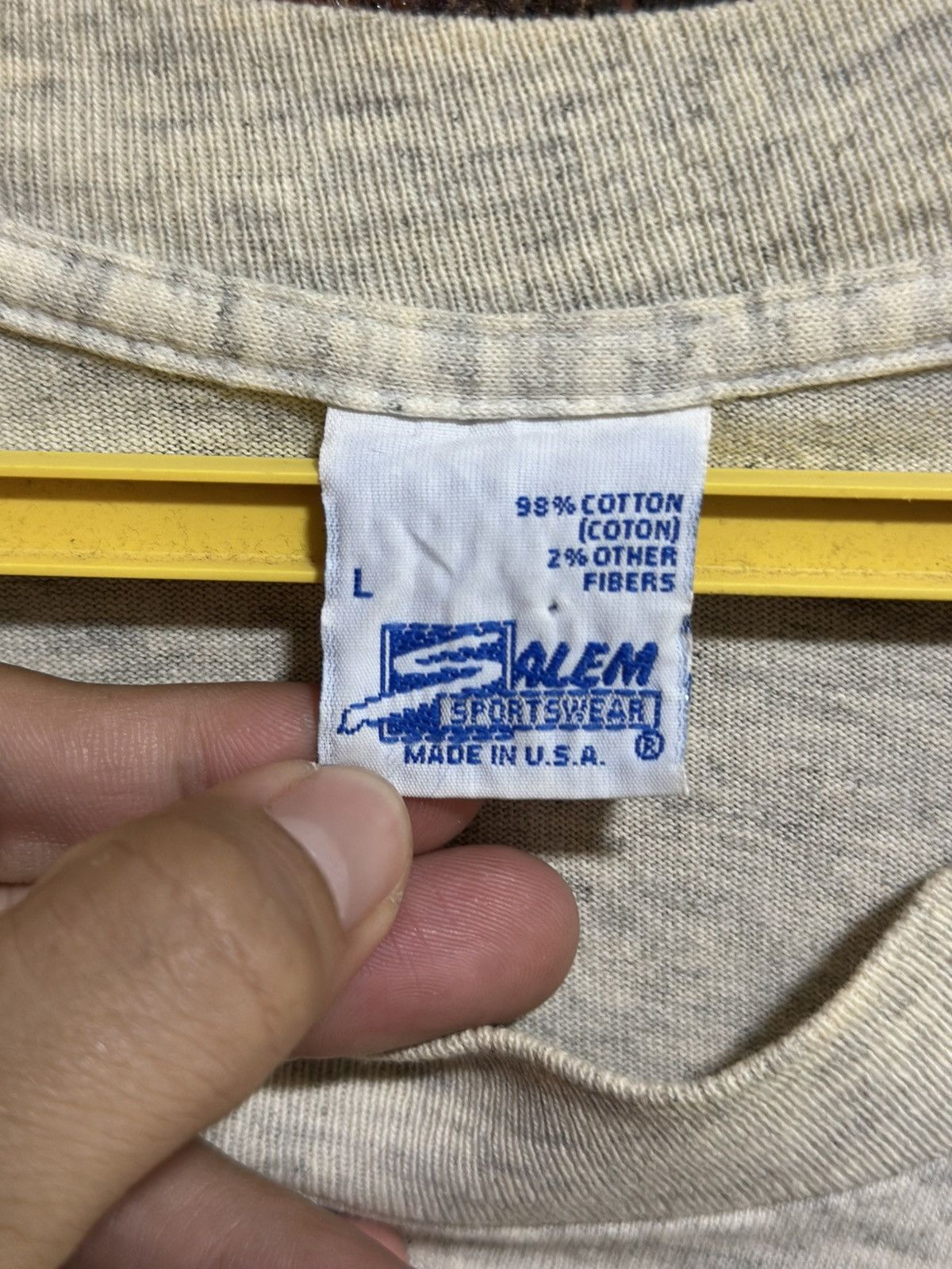 NBA Vintage Salem Madison Square Garden Nba Faded Tee Size US L / EU 52-54 / 3 - 4 Thumbnail