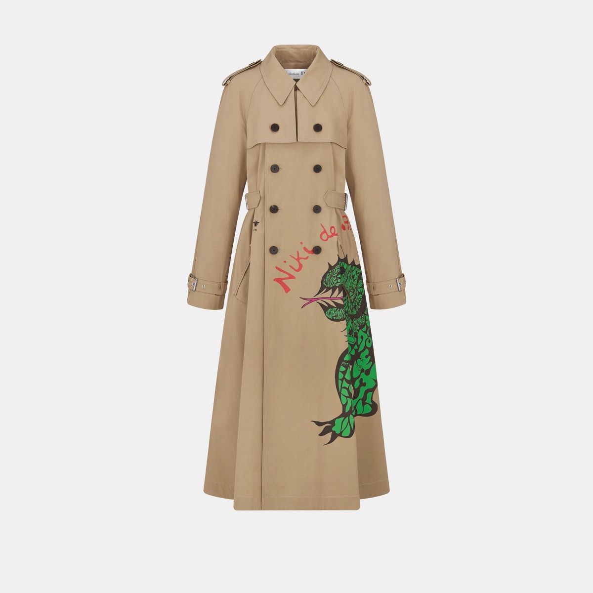Dior o1bcso1str0225 Trench Coat in Beige Size XS / US 0-2 / IT 36-38 - 1 Thumbnail