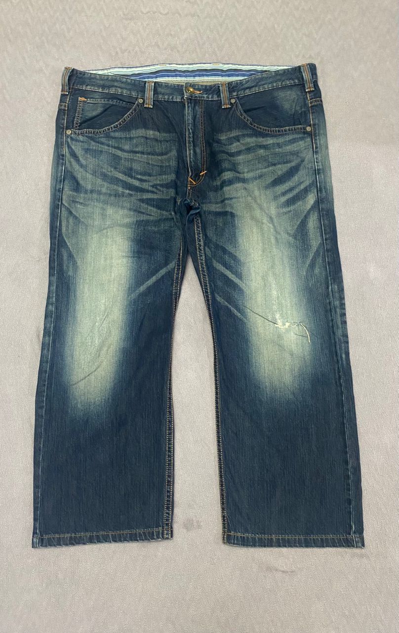Edwin 💥Best offer💥Vintage Edwin Big Size Distressed Denim Size US 44 / EU 60 - 1 Thumbnail