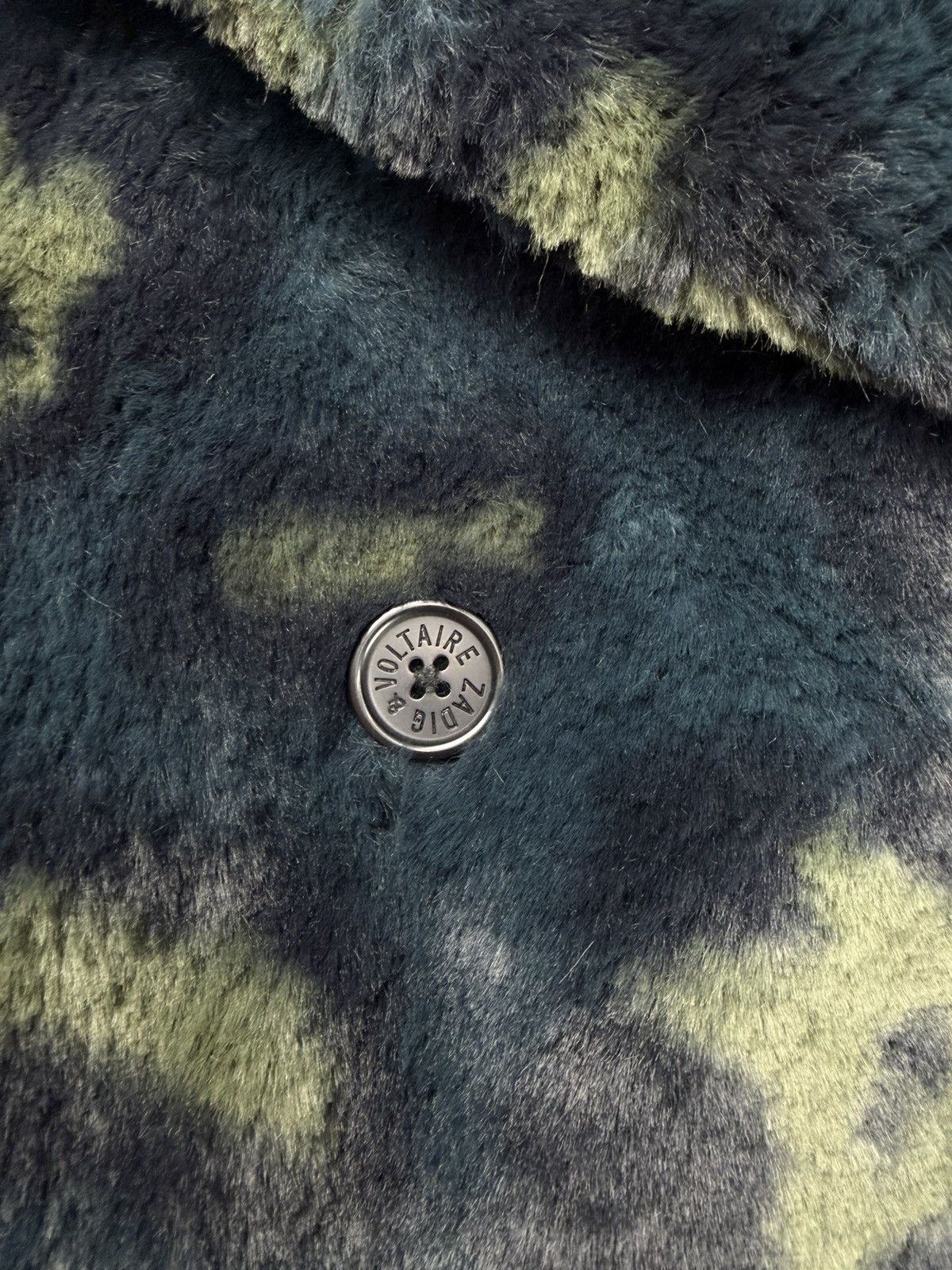 Zadig & Voltaire Zadig & Voltaire Miles Leo Leopard Print Faux Fur Coat Size L / US 10 / IT 46 - 6 Thumbnail