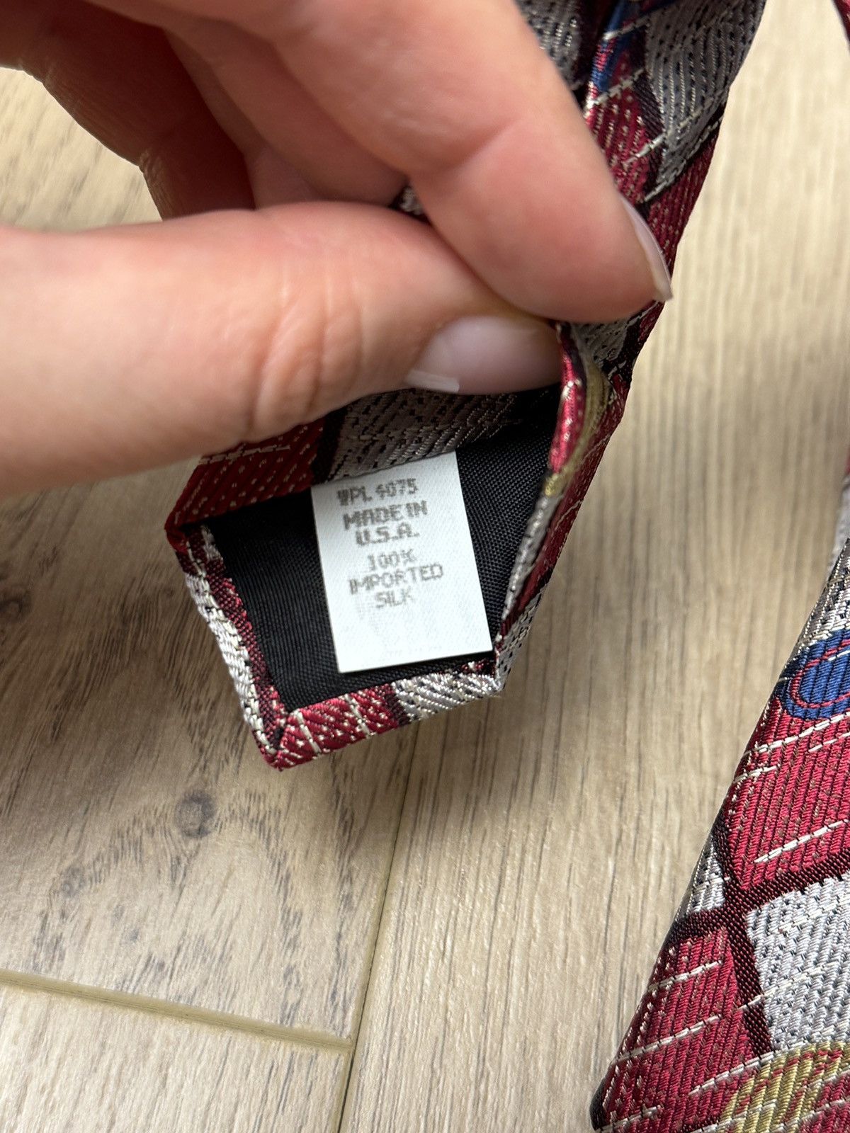 Oscar De La Renta Vintage Oscar de la Renta Silk Tie Made in USA – WPL 4075 Size ONE SIZE - 5 Thumbnail