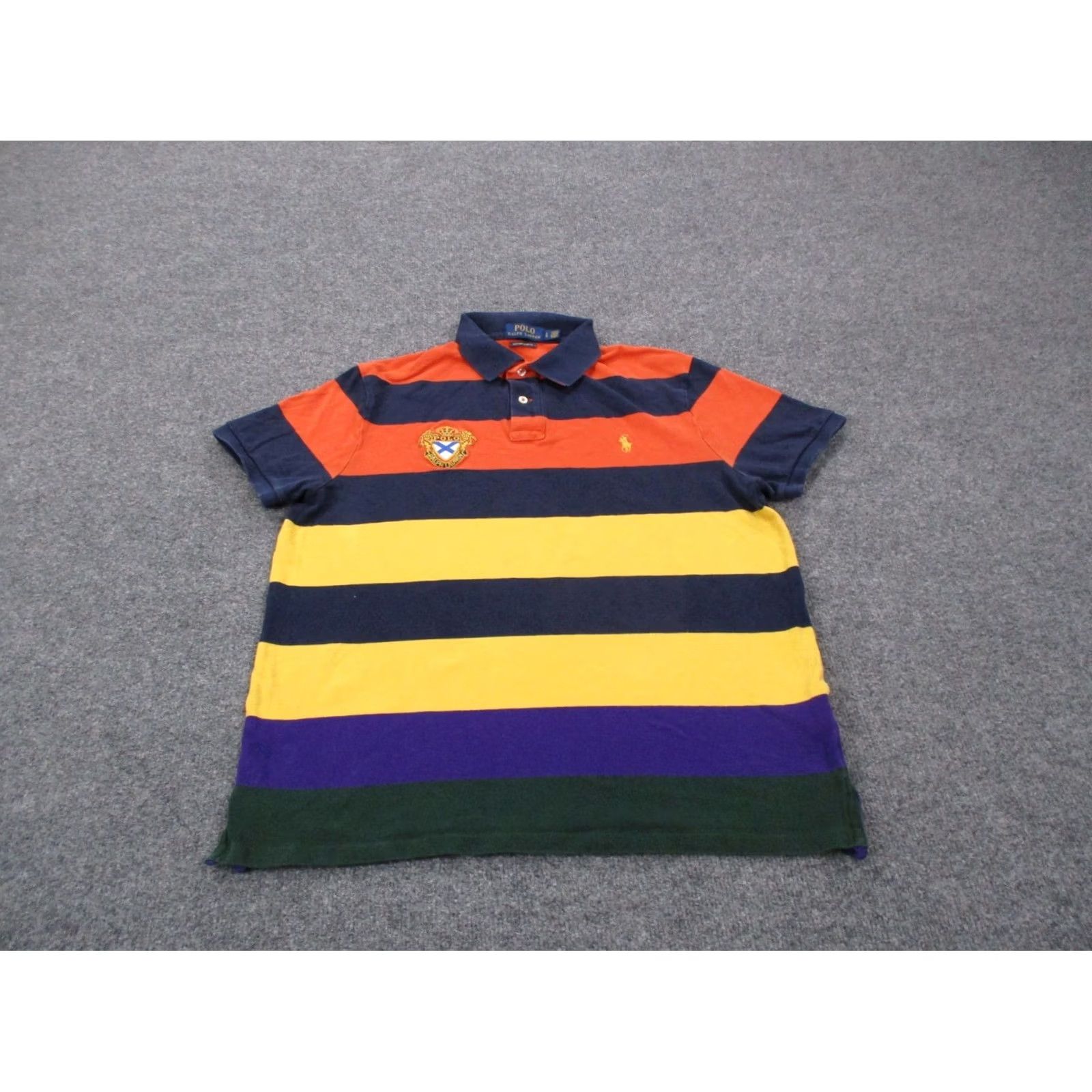Polo Ralph Lauren Polo Ralph Lauren Shirt Men L Crest Striped Custom Slim Fit Golf Pony Colorful Size US L / EU 52-54 / 3 - 2 Thumbnail