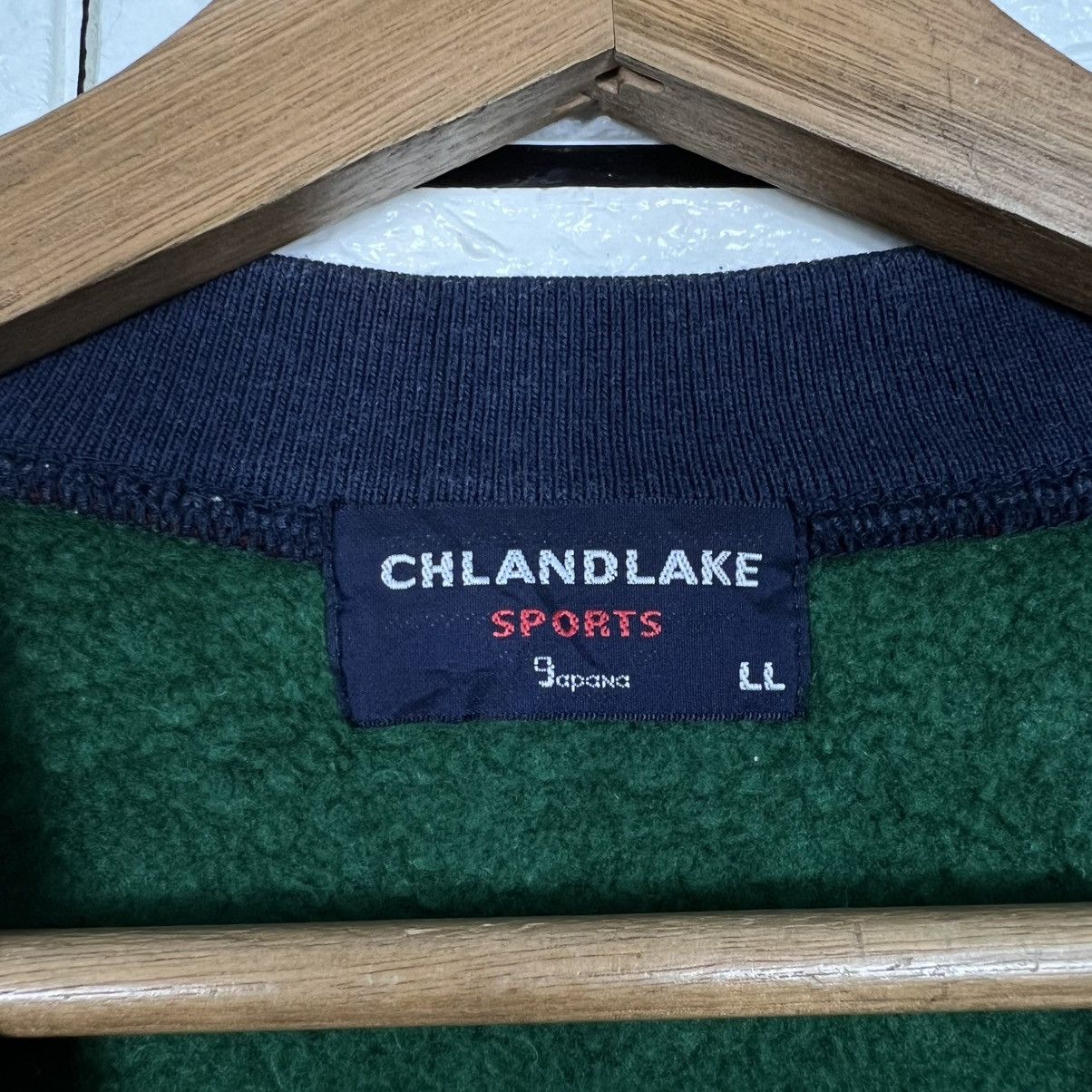 Vintage 90s CHLADLAKE GH Logo Old Retro V Neck Sweatshirt #4021-C183 Size US L / EU 52-54 / 3 - 9 Thumbnail