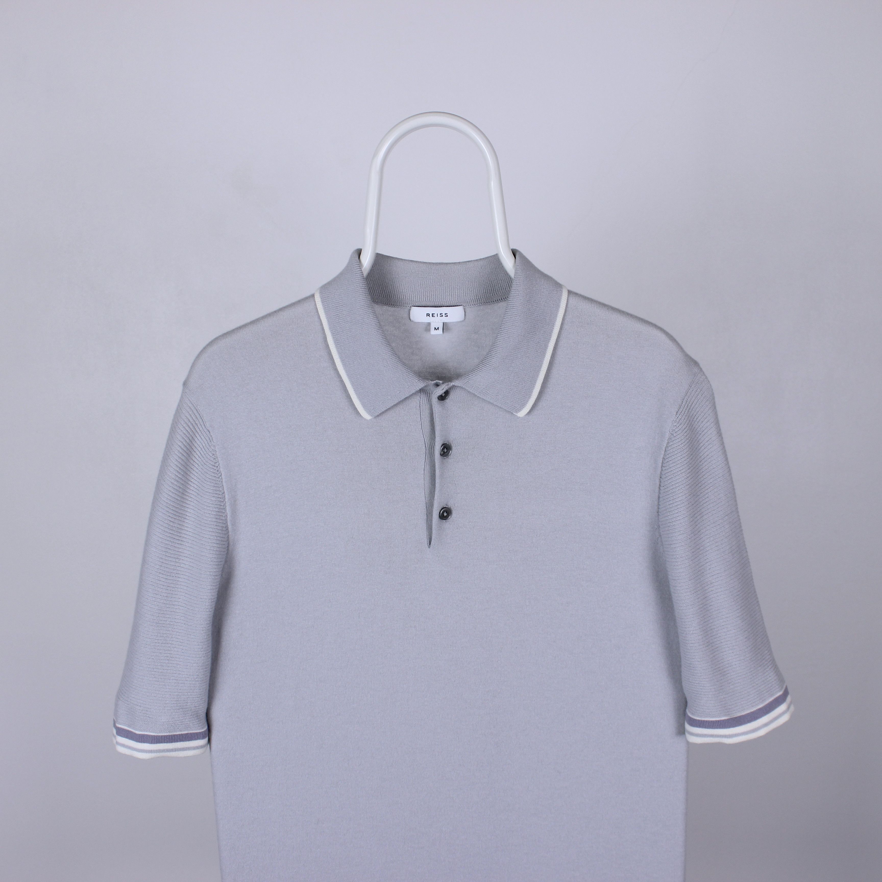 Reiss Reiss polo shirt men M gray light Size US M / EU 48-50 / 2 - 3 Thumbnail