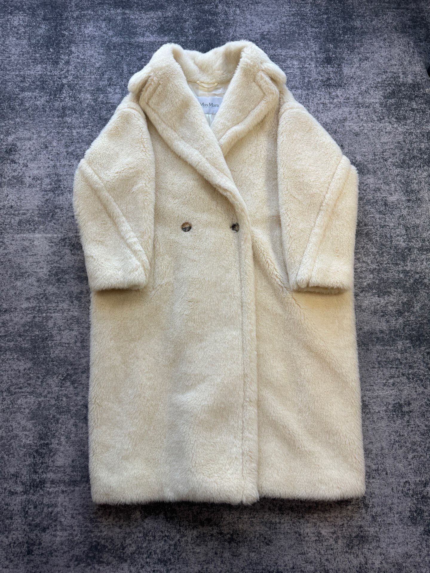 Max Mara MaxMara White Teddy Coat Size S Size S / US 4 / IT 40 - 1 Thumbnail