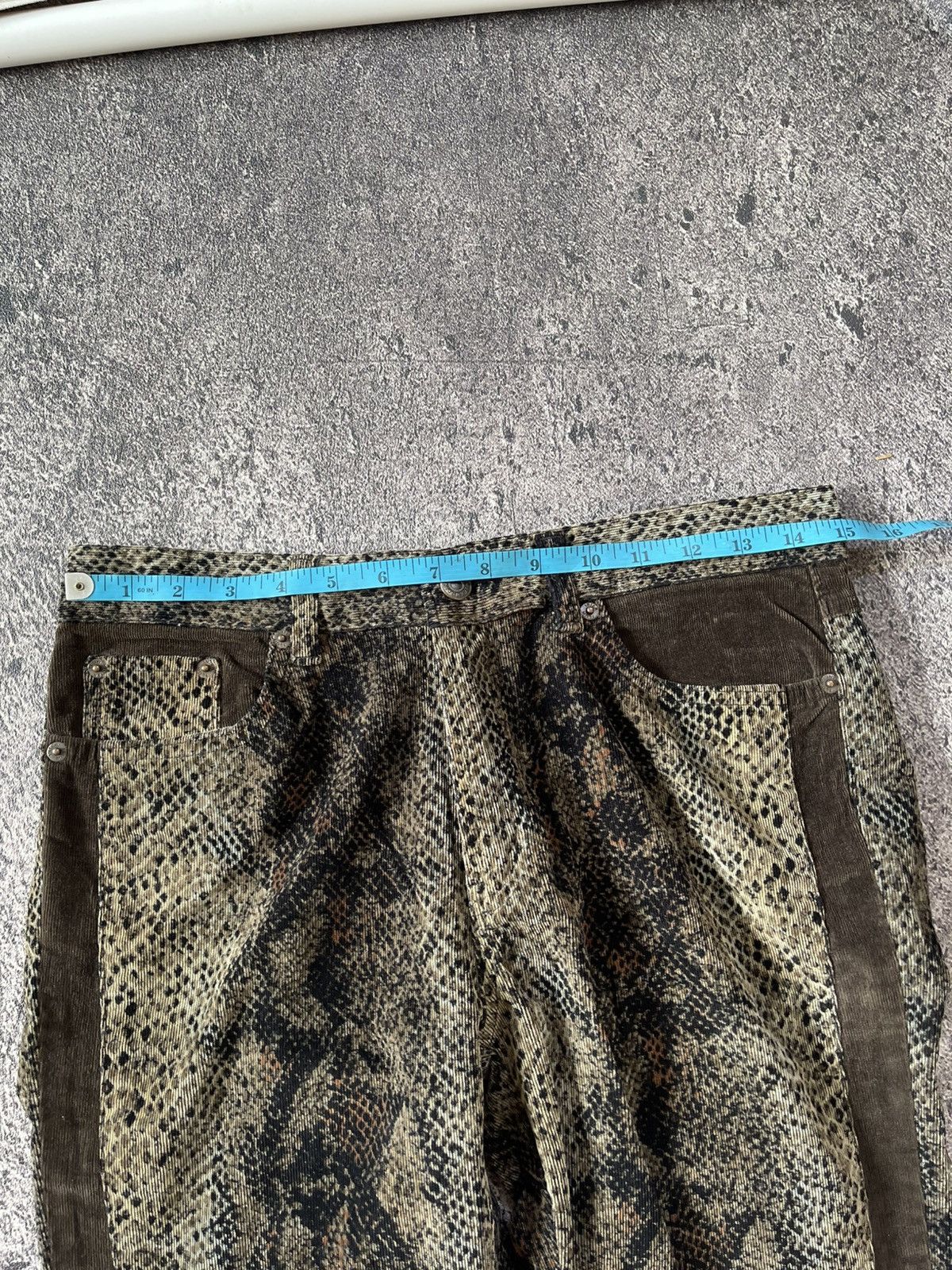 Japanese Brand Y2k interflow snakeskin “tornado mart style” jeans Size US 30 / EU 46 - 14 Thumbnail