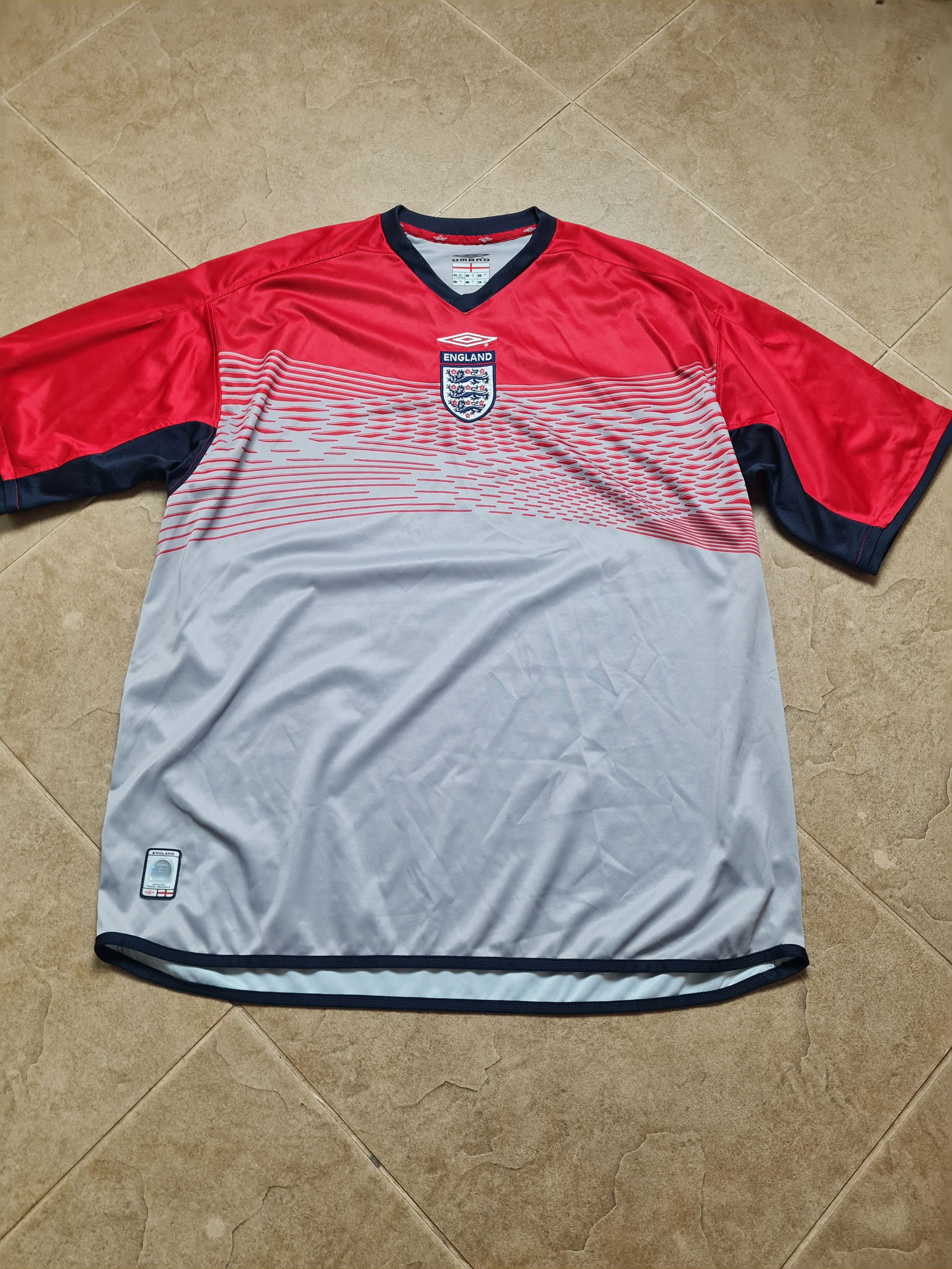 Umbro UMBRO England National Team Vintage Football Soccer Jersey Size US XXL / EU 58 / 5 - 1 Thumbnail