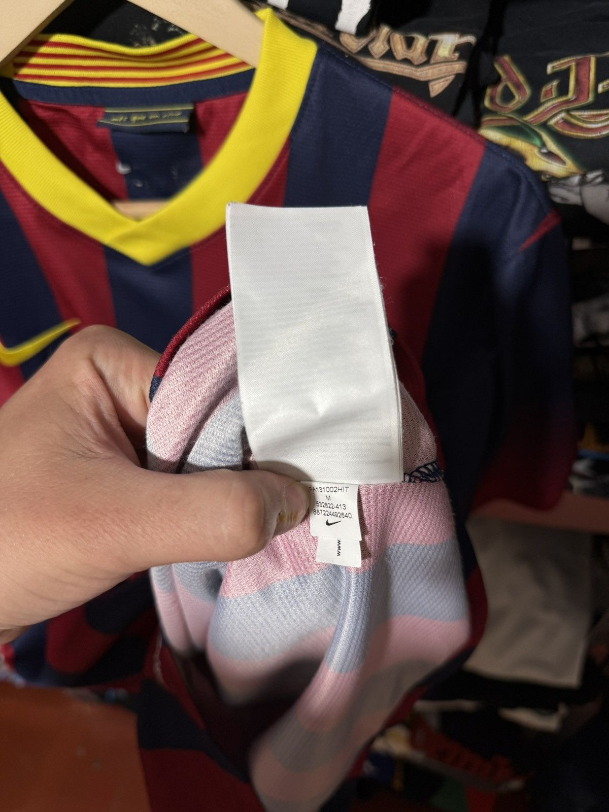 Nike Nike FC Barcelona 2013 2014 Home Football Soccer Jersey Size US M / EU 48-50 / 2 - 11 Thumbnail