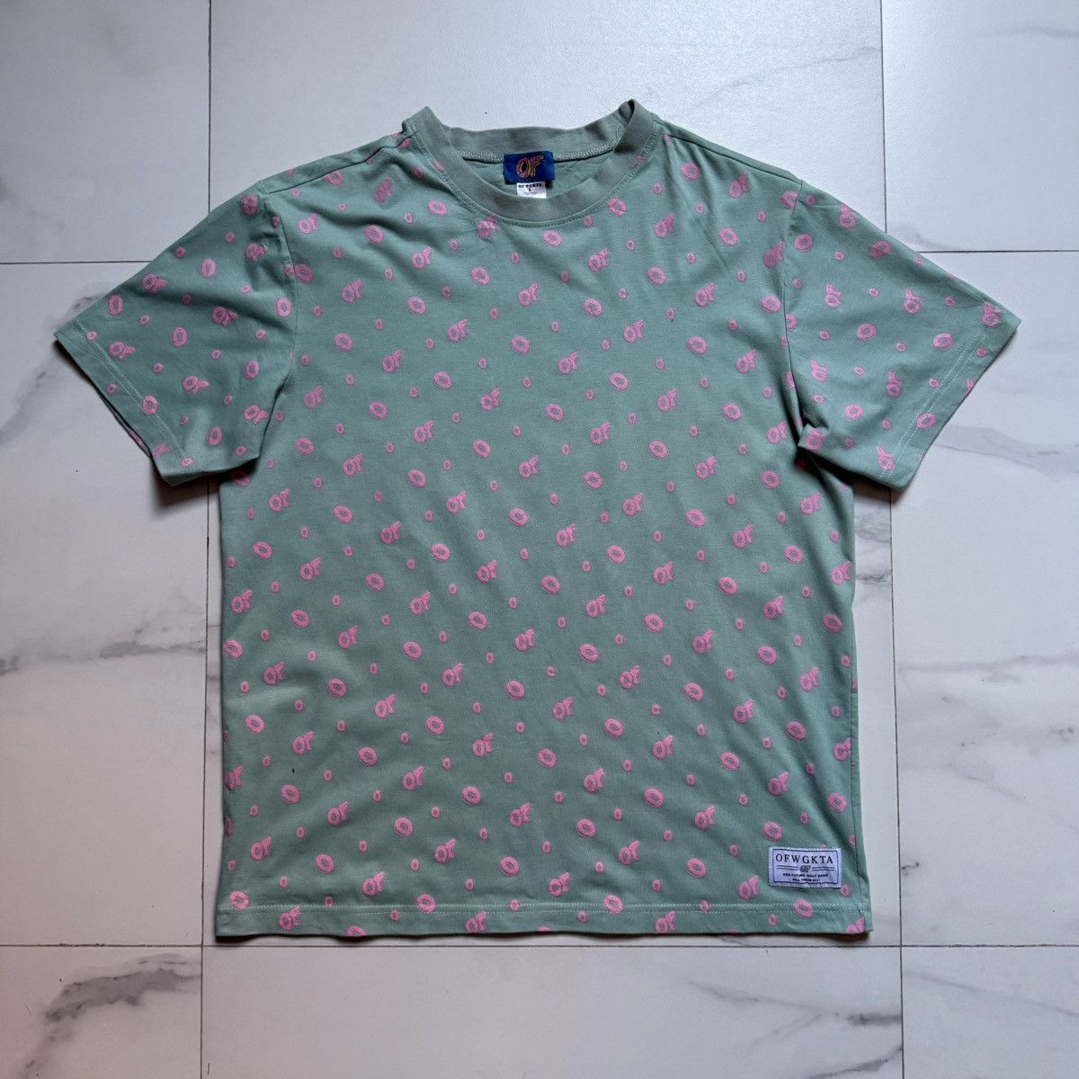 Odd Future Vintage Y2K Odd Future OFWGKTA Pattern Tee Size US L / EU 52-54 / 3 - 2 Thumbnail