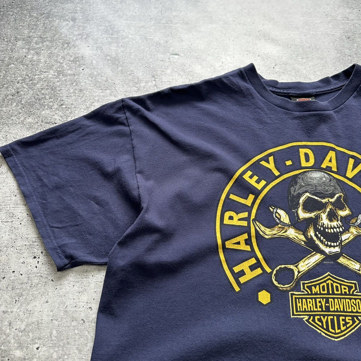 Vintage Harley Davidson Switzerland Blue T-shirt Men’s Size 2XL Size US XXL / EU 58 / 5 - 2 Thumbnail