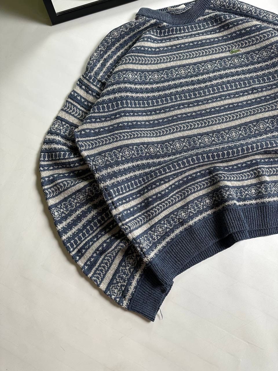 Lacoste 90s Vintage Lacoste Knite Sweater Size US XL / EU 56 / 4 - 2 Thumbnail