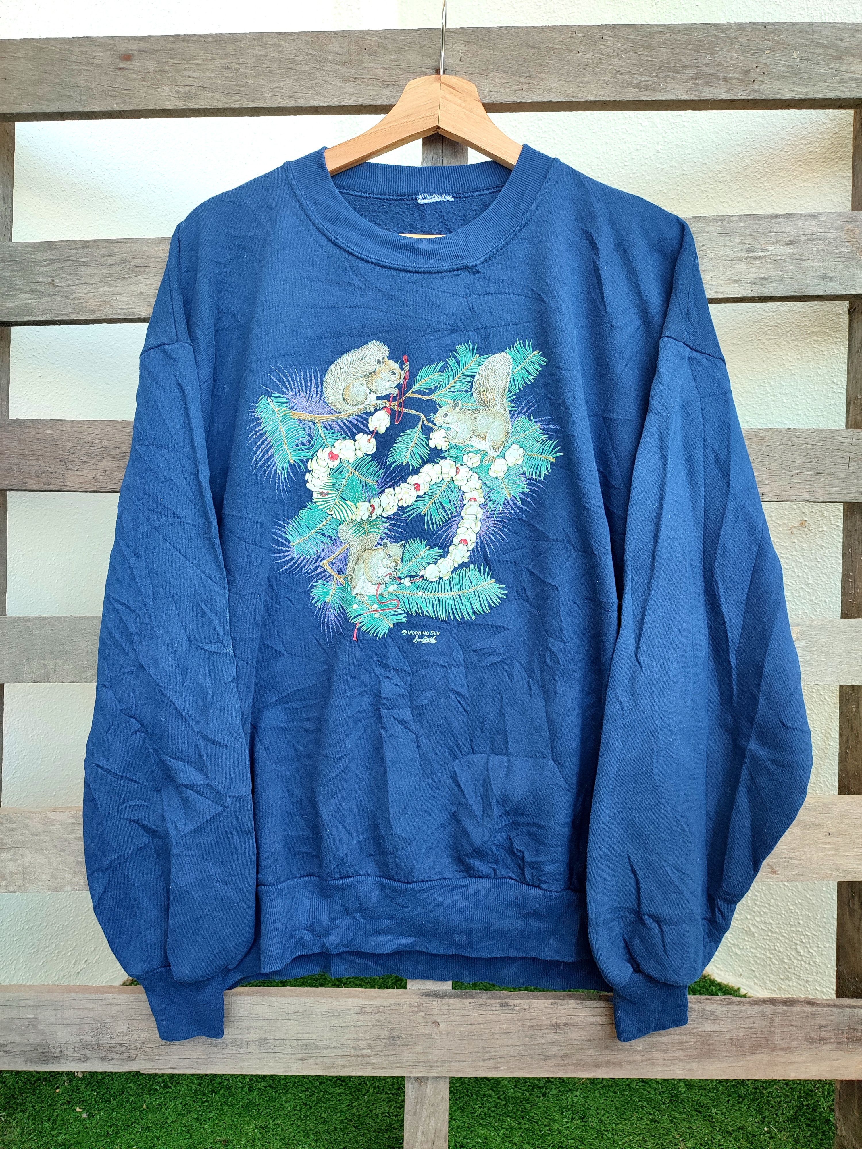 Sun Surf 💥90s💥 Morning Sun Art Sweatshirts Size US XL / EU 56 / 4 - 3 Thumbnail
