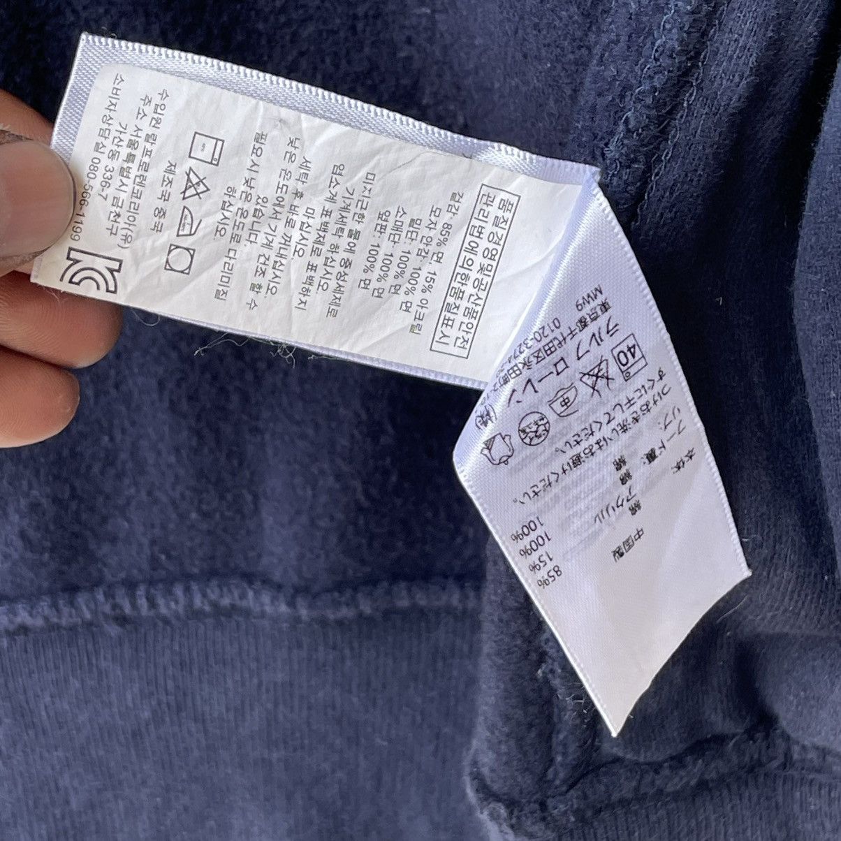 Polo Ralph Lauren Polo Ralph Lauren Big Pony Zip-Up Hoodie - Navy/Red Crest Size US XS / EU 42 / 0 - 15 Thumbnail