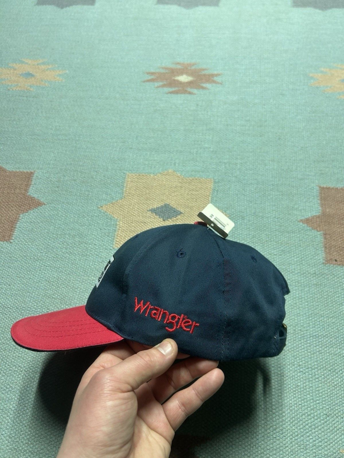 Vintage Tractor supply co strapback hat wrangler NWT DEADSTOCK farm Size ONE SIZE - 4 Thumbnail