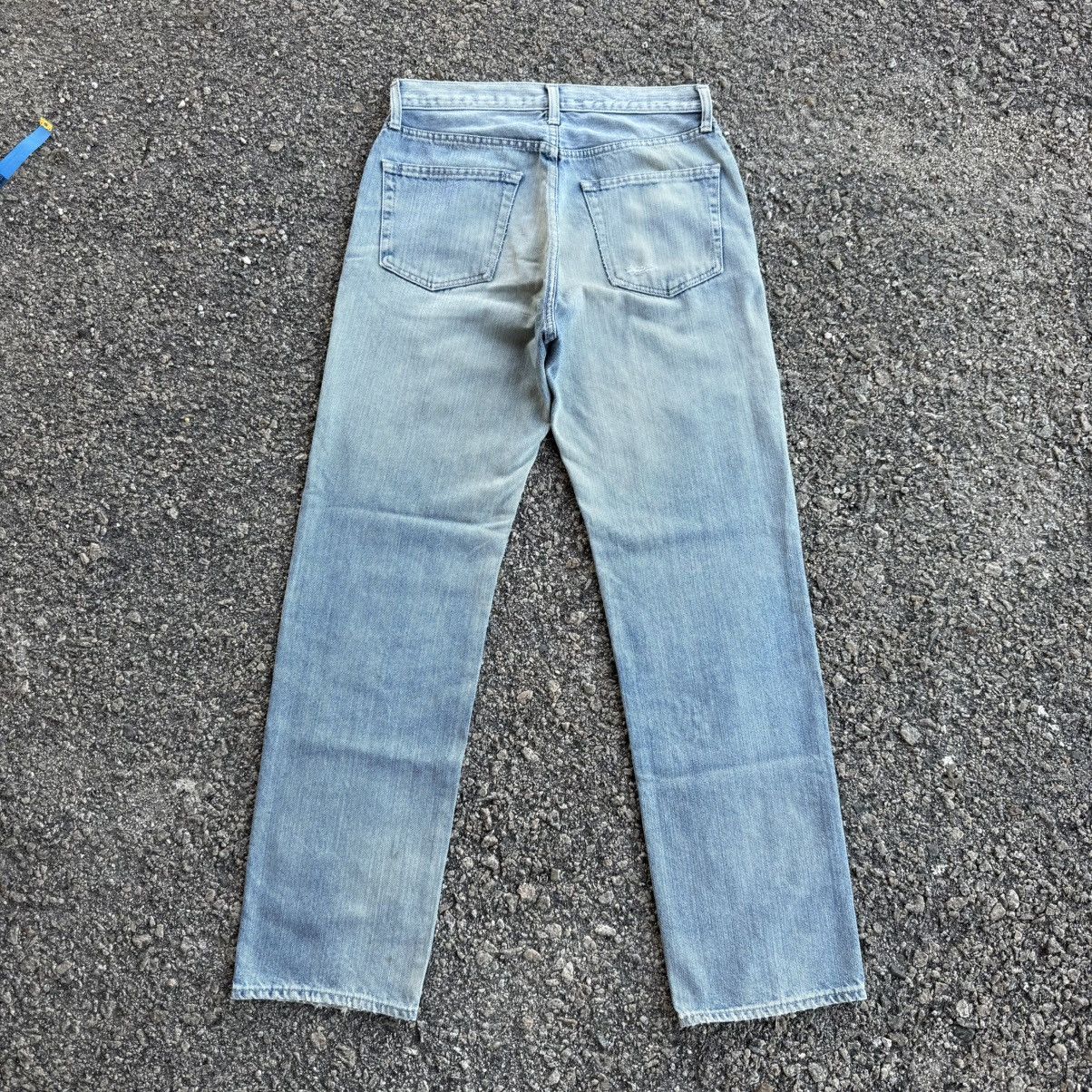 Japanese Brand VINTAGE JAPANASE STRAIGHT FADED JEAN DENIM PANTS Size US 31 - 10 Thumbnail