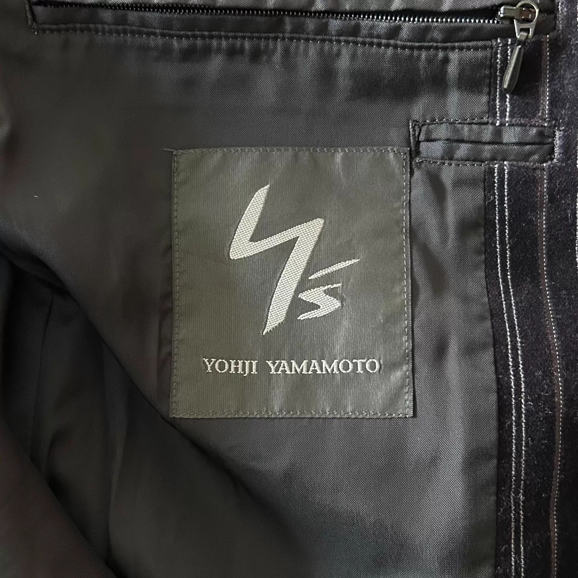 Yohji Yamamoto Yohji Yamamoto 05AW Purple Striped Velvet Blazer Size US XL / EU 56 / 4 - 6 Thumbnail