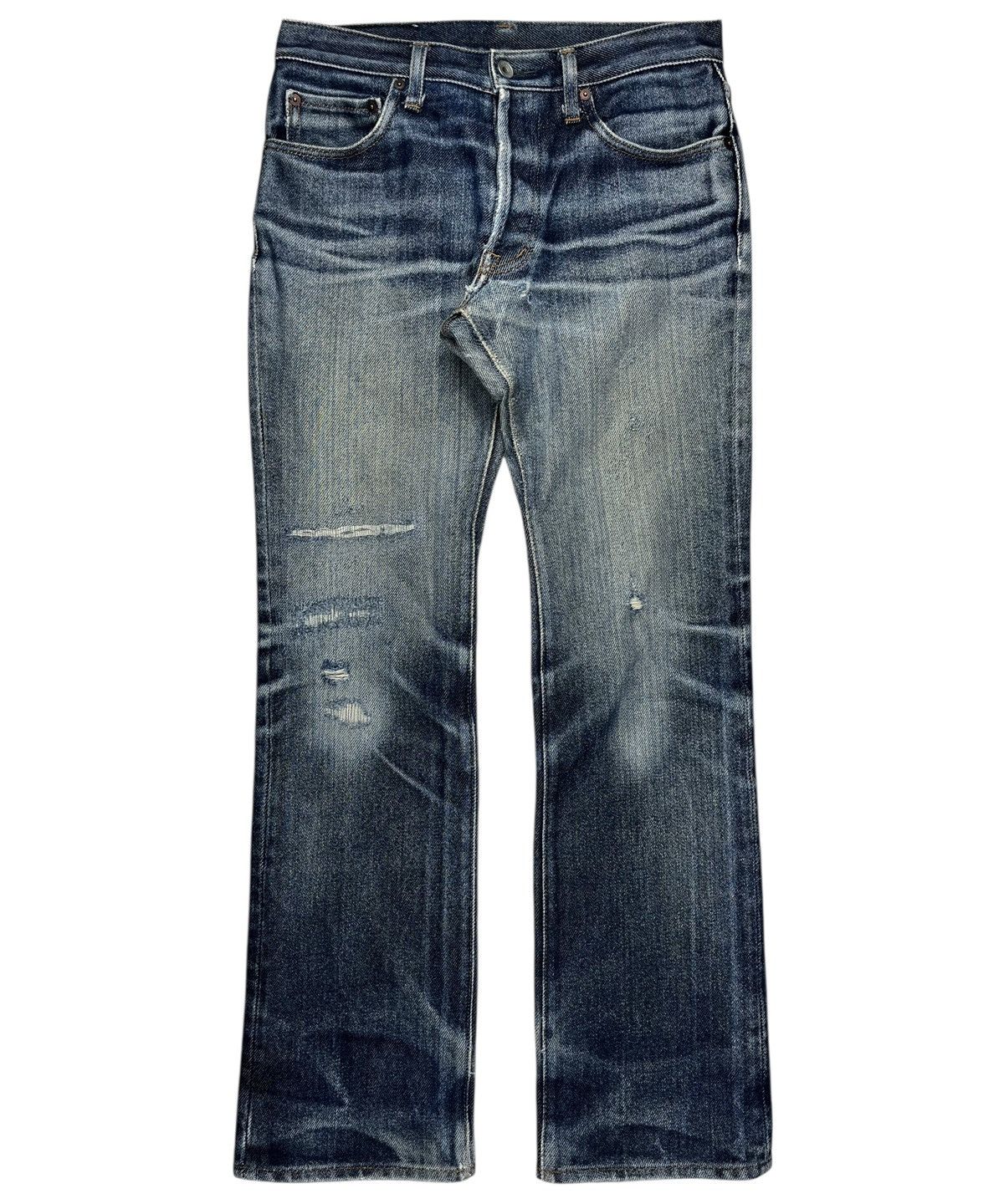 Iron Heart Iron Heart Faded Indigo 21 Oz Bootcut 461 Denim Jeans
