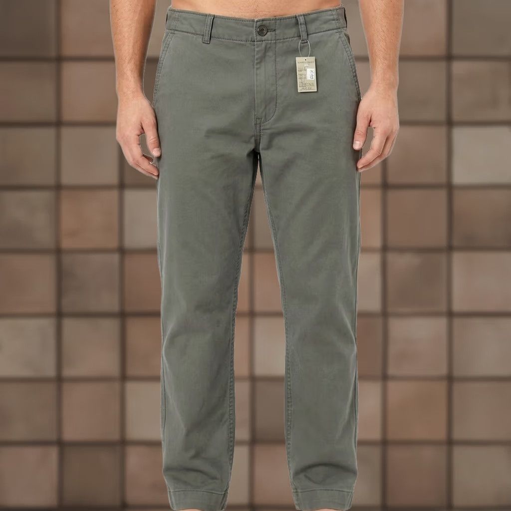 American Eagle Outfitters American Eagle Flat Front Chino Pants Men 38x32 Charcoal Grey NWT - Wide Fit Size US 38 / EU 54 - 1 Thumbnail