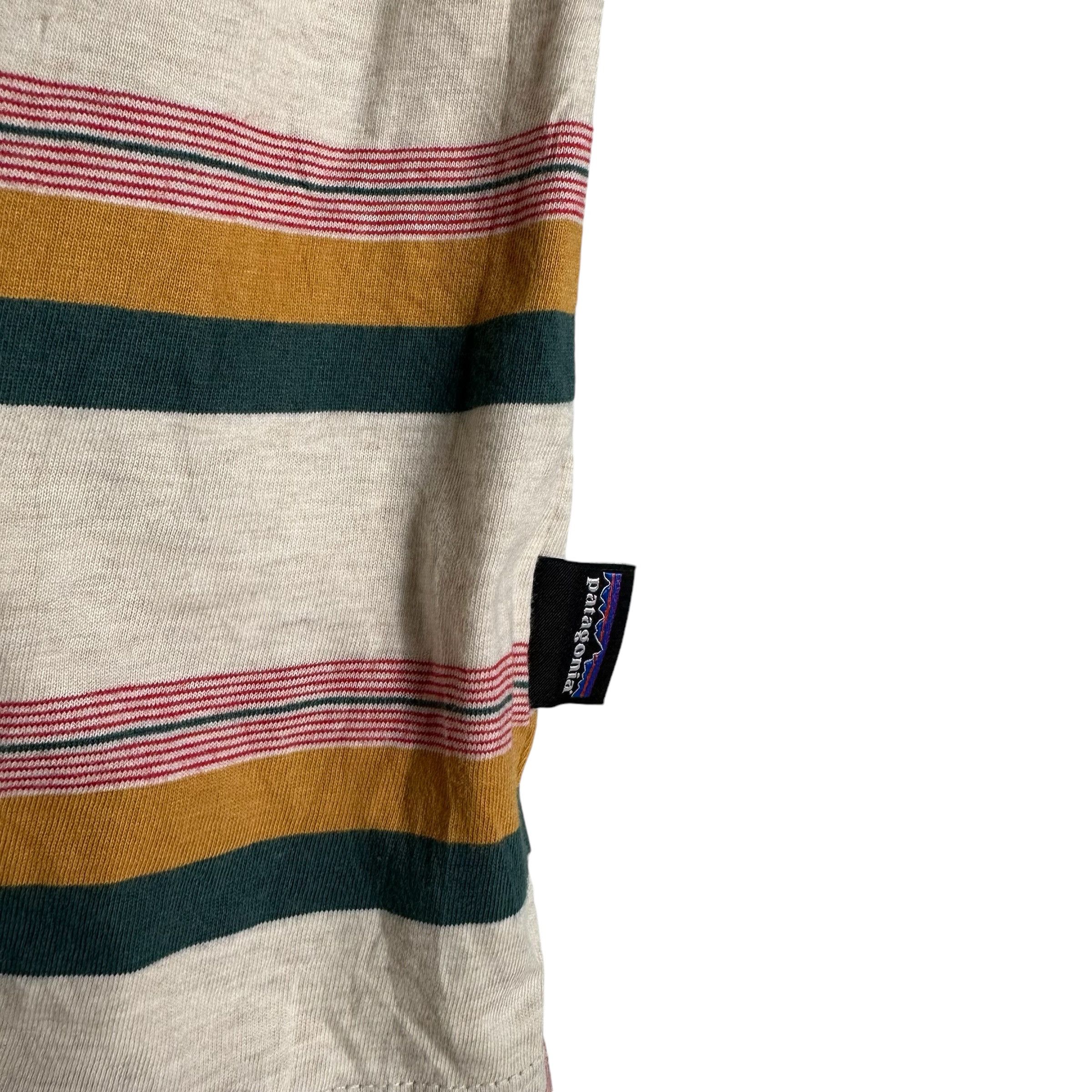 Patagonia 🔥RARE🔥Vintage Patagonia Striped Single Pocket T-shirt Size US S / EU 44-46 / 1 - 4 Thumbnail