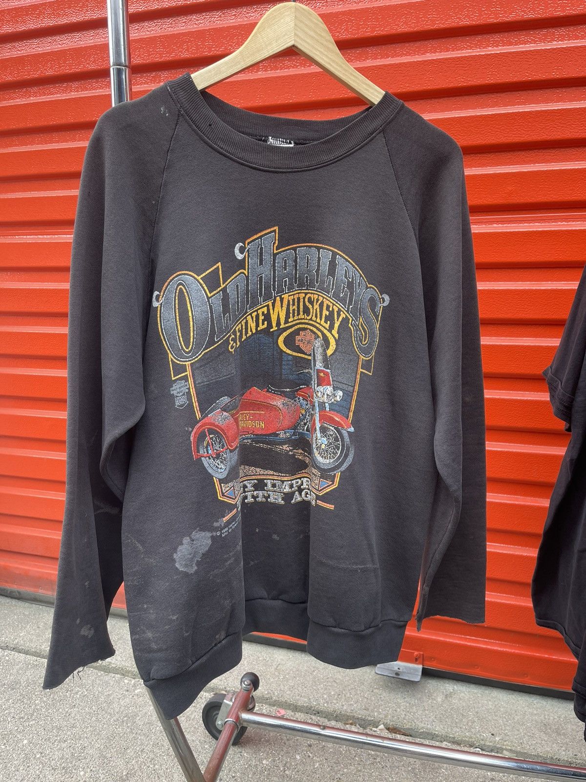 Japanese Brand Vintage 80’s Harley Davidson Crewneck Size US XL / EU 56 / 4 - 2 Thumbnail