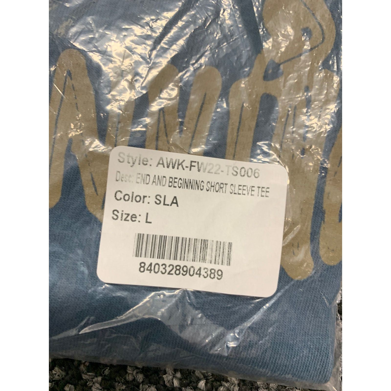 Awake NY AwakeNY The End & Beginning Tee Navy Blue Size Large NEW Size US L / EU 52-54 / 3 - 3 Thumbnail
