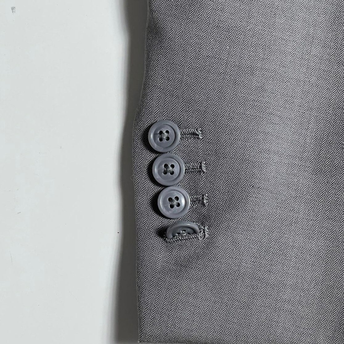 Valentino Valentino Mens Blazer Zegna 150S Gray Wool Silk Jacket Sz 42 Size US L / EU 52-54 / 3 - 15 Thumbnail