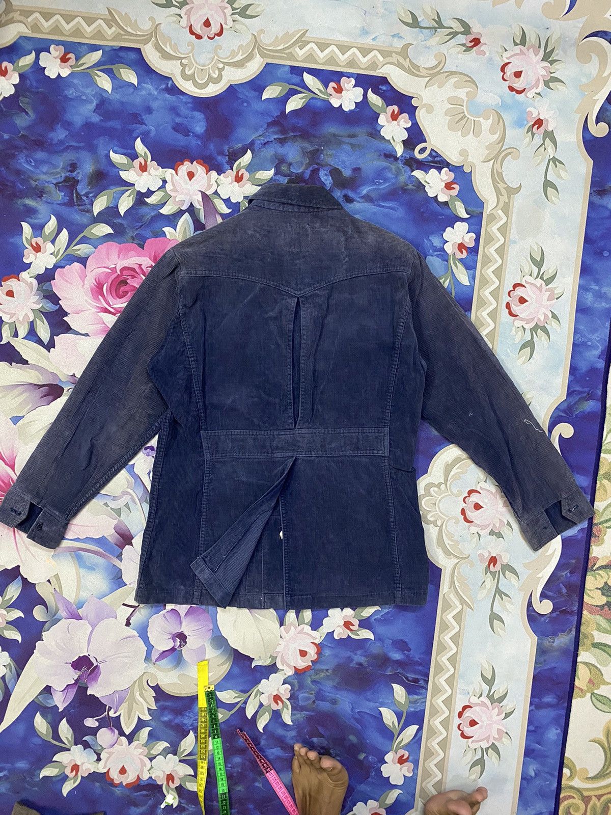 Vintage × Wrangler 🔥 Sunfaded 🔥 Vintage Distressed Wrangler Corduroy Jacket Size L / US 10 / IT 46 - 5 Thumbnail