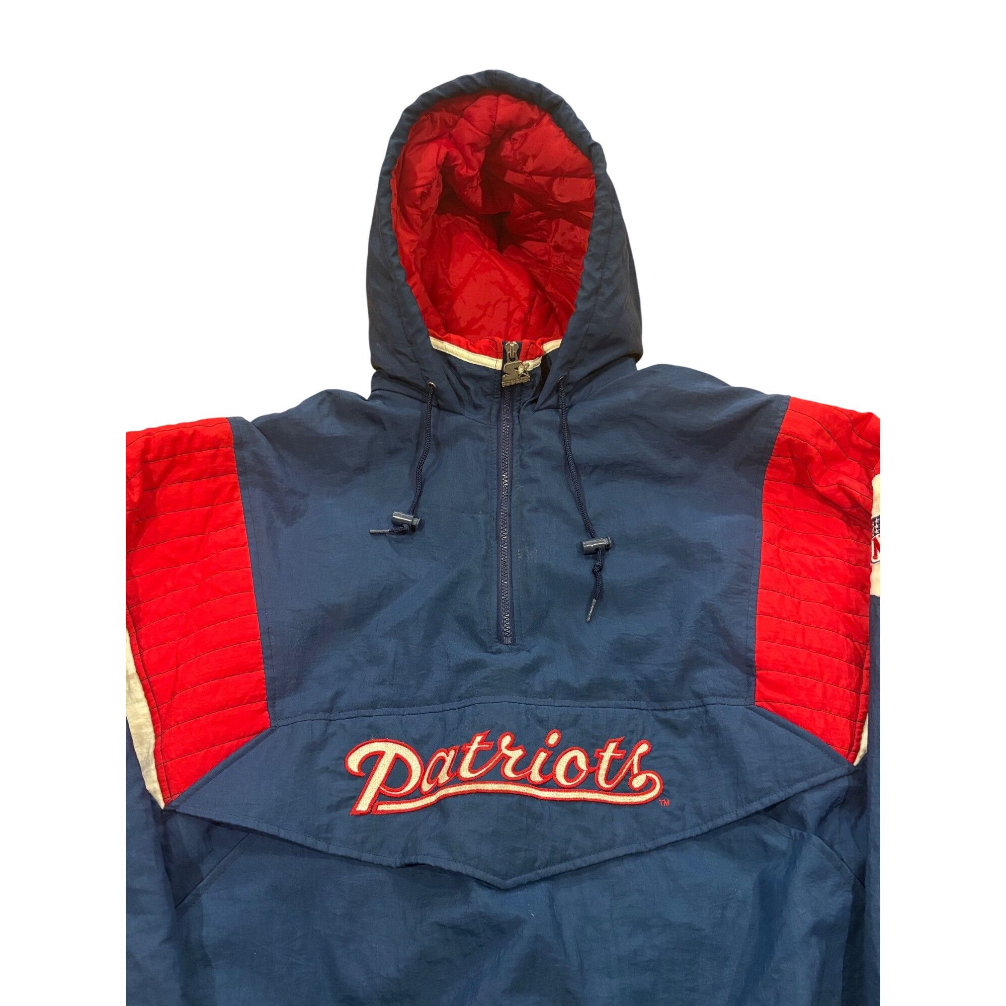 Starter Vintage 90s Starter New England Patriots NFL Pro Line Anorak Size US XL / EU 56 / 4 - 5 Thumbnail