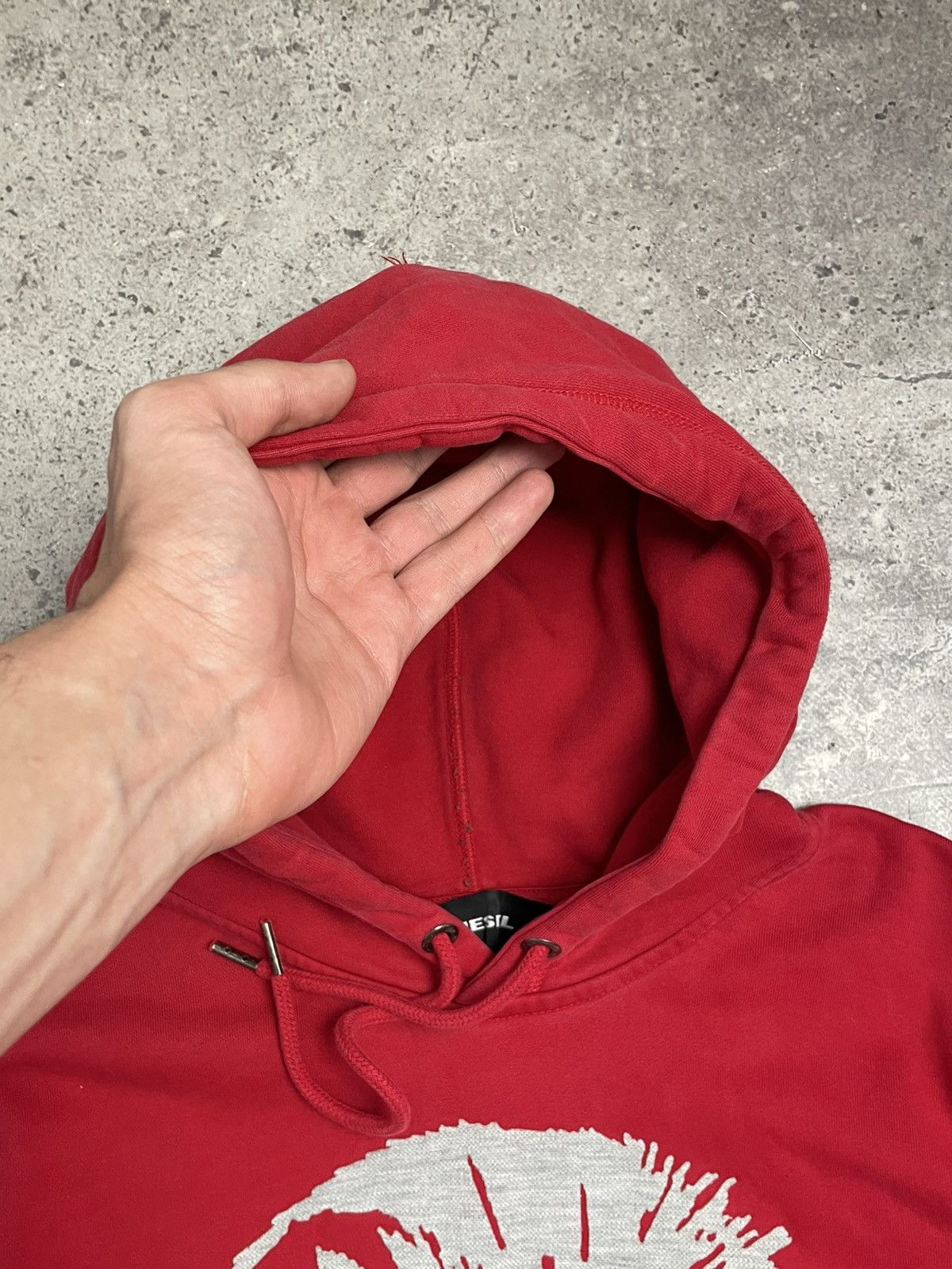 Diesel Vintage Diesel Big Logo Hoodie Japanese Style Y2K Size US L / EU 52-54 / 3 - 5 Thumbnail