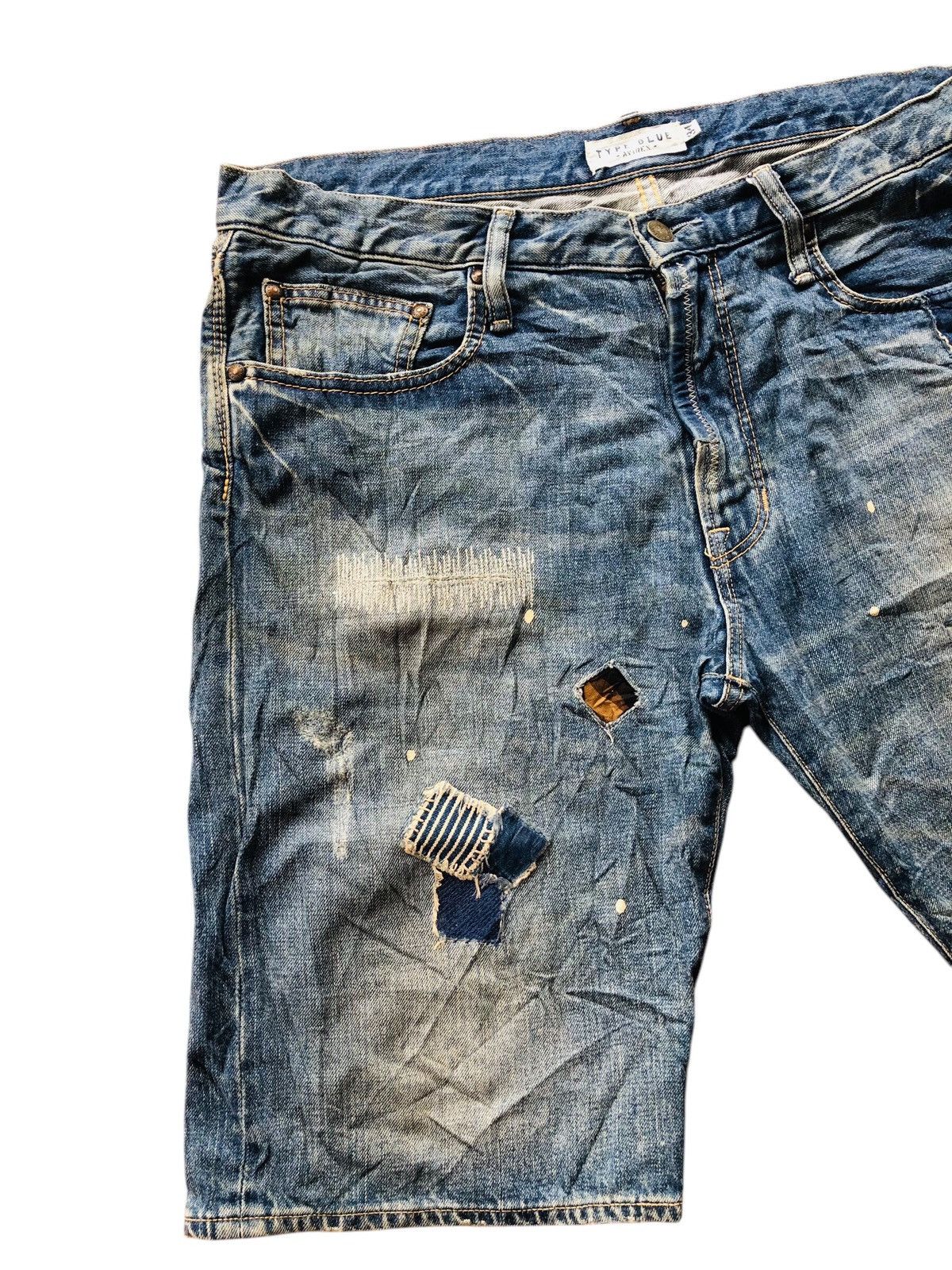 Avirex Avirex distressed patchwork short denim Size US 34 / EU 50 - 4 Thumbnail