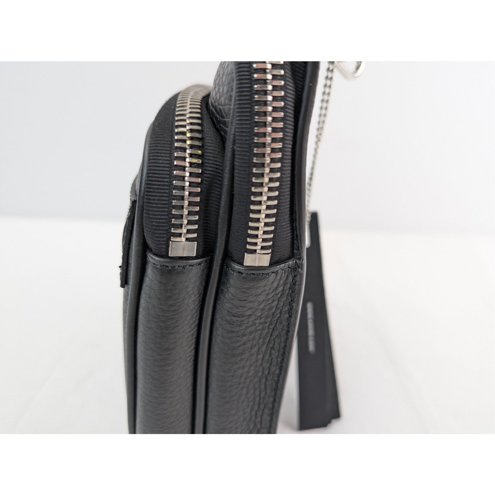 Amiri o1rshd1 Size: OS / Pebbled Napa Hip Pouch Bag in Black Size ONE SIZE - 10 Thumbnail