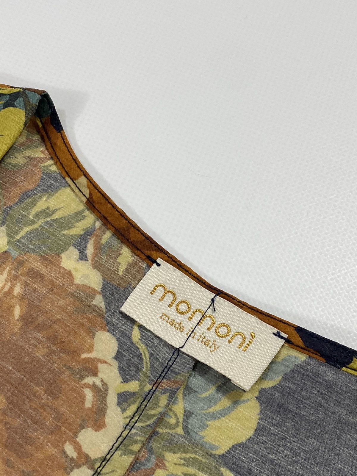 Other Momoni Italy Wool Silk Flowers Midi Dress With Pockets Size M / US 6-8 / IT 42-44 - 8 Thumbnail