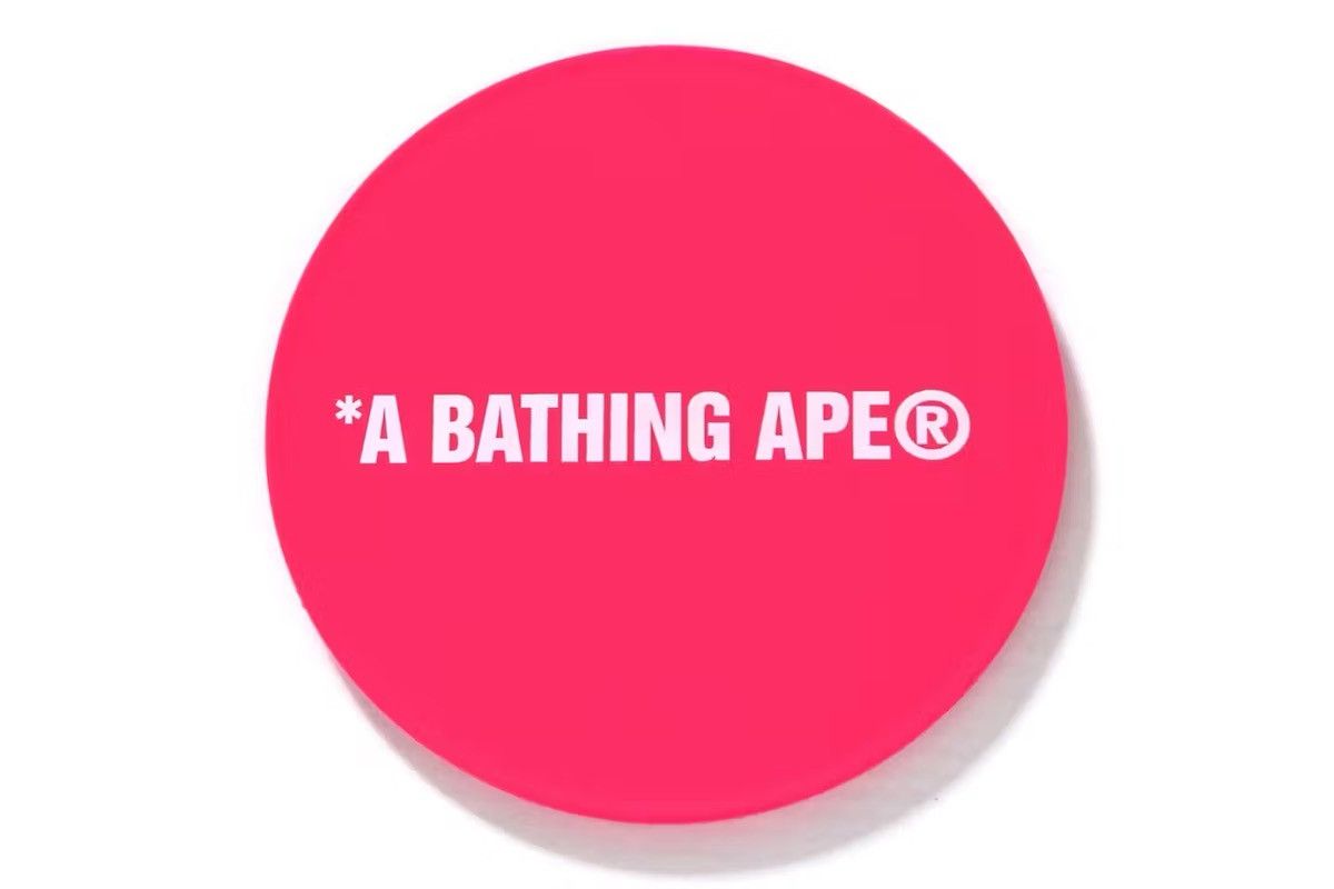 Bape BAPE ABC Camo Rubber Coaster Pink Size ONE SIZE - 3 Thumbnail