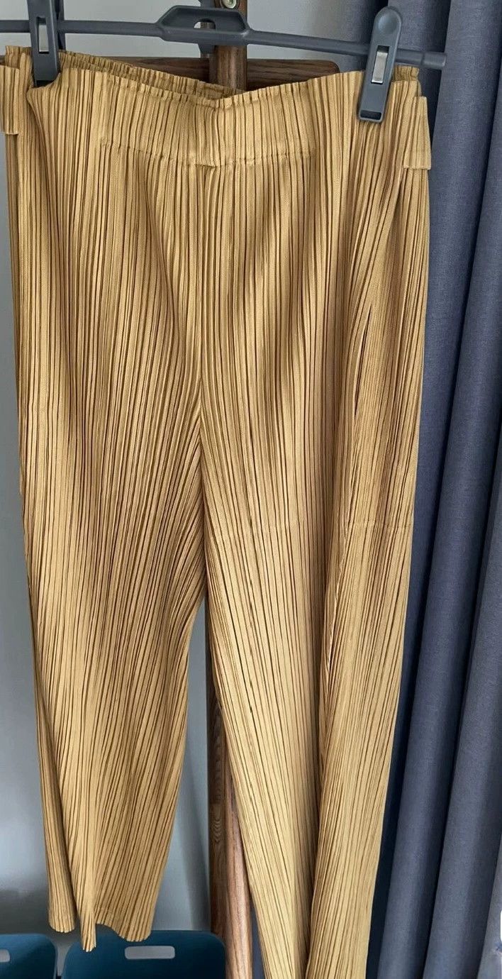 Issey Miyake issey miyake size:3 Yellow trousers 2506-Nextarrow Size US 26 / EU 42 - 2 Thumbnail