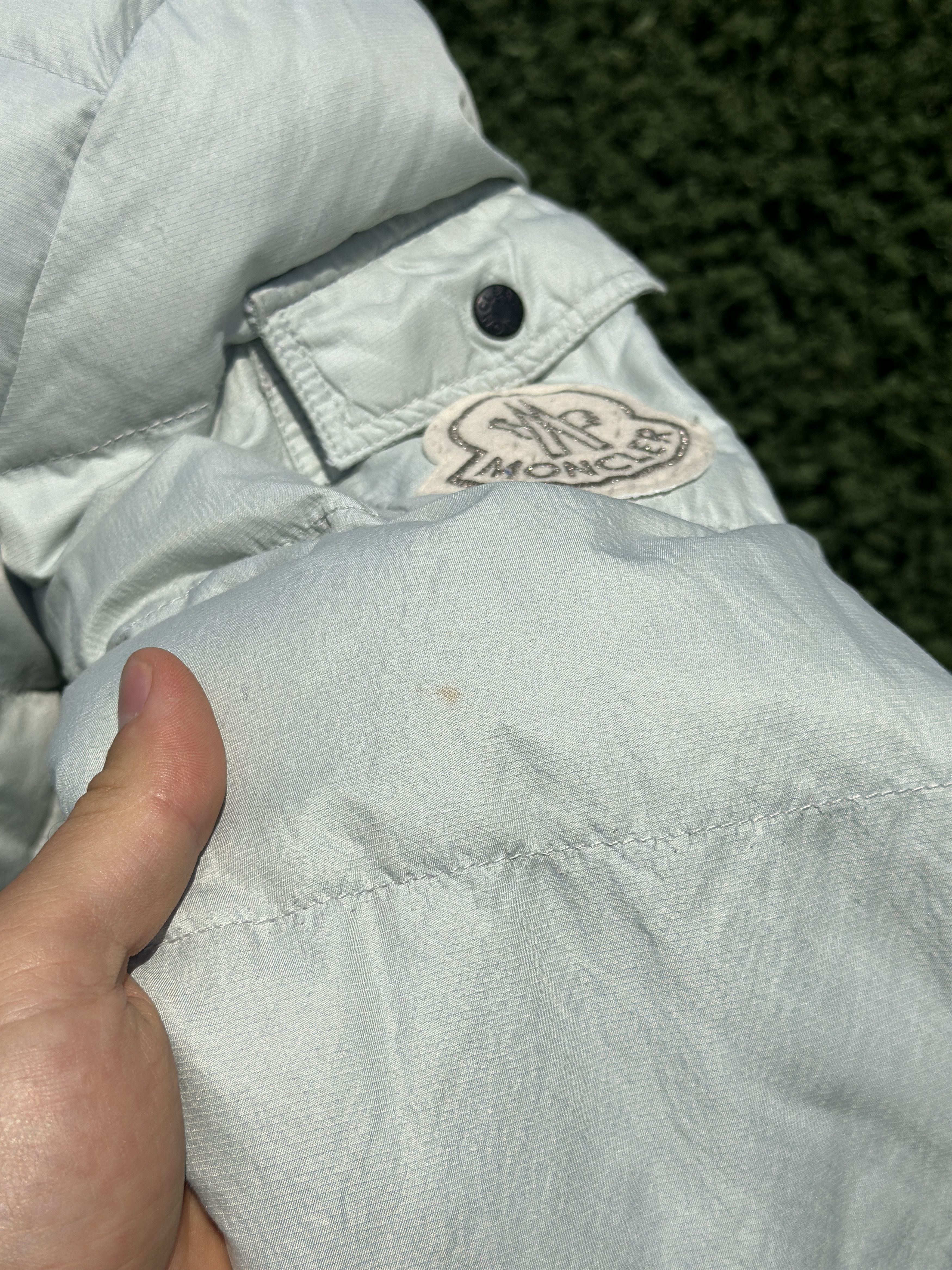 Moncler Metallic Moncler Doudoune Puffer Down Jacket Size 3 M Size L / US 10 / IT 46 - 6 Thumbnail