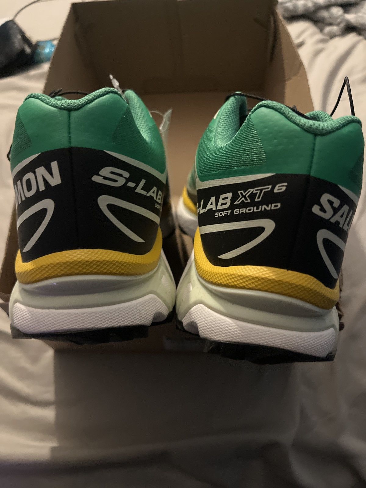 Salomon Salomon XT-6 Men's Bright Green/Black/Sulphur Sneaks Size 11 Size US 11 / EU 44 - 4 Thumbnail