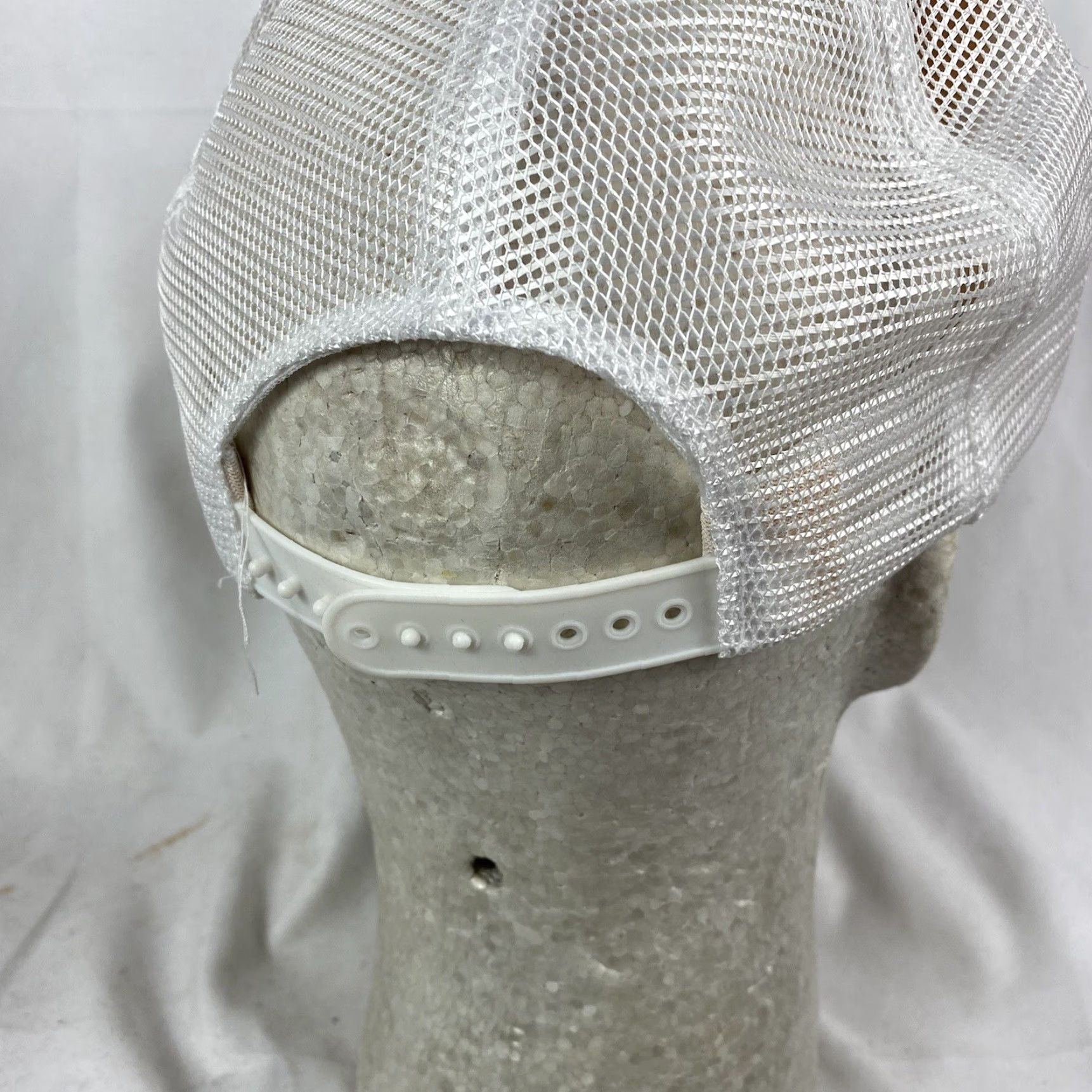 Delta VINTAGE HaT Hat Cap Corduroy Navy Blue Strapback White/Blue? Size ONE SIZE - 4 Thumbnail