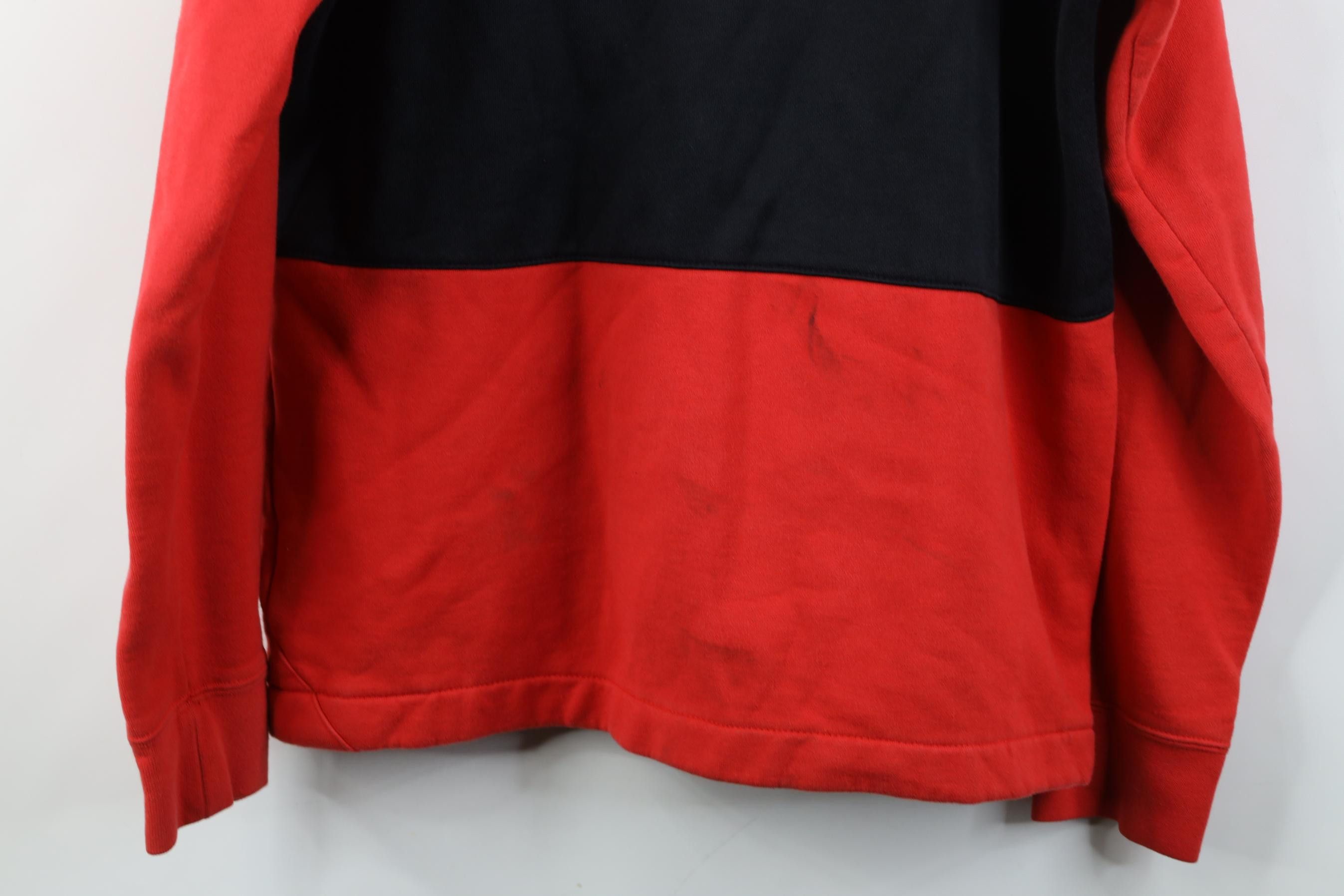Nike Vintage Y2K Nike Air Block Big Swoosh Hoodie Sweatshirt Red Size US M / EU 48-50 / 2 - 16 Thumbnail