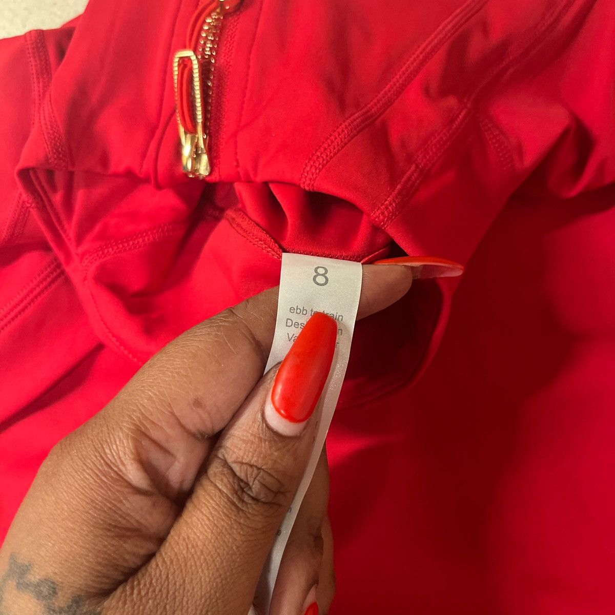 Lululemon Lululemon Red Define Jacket Size M / US 6-8 / IT 42-44 - 3 Thumbnail