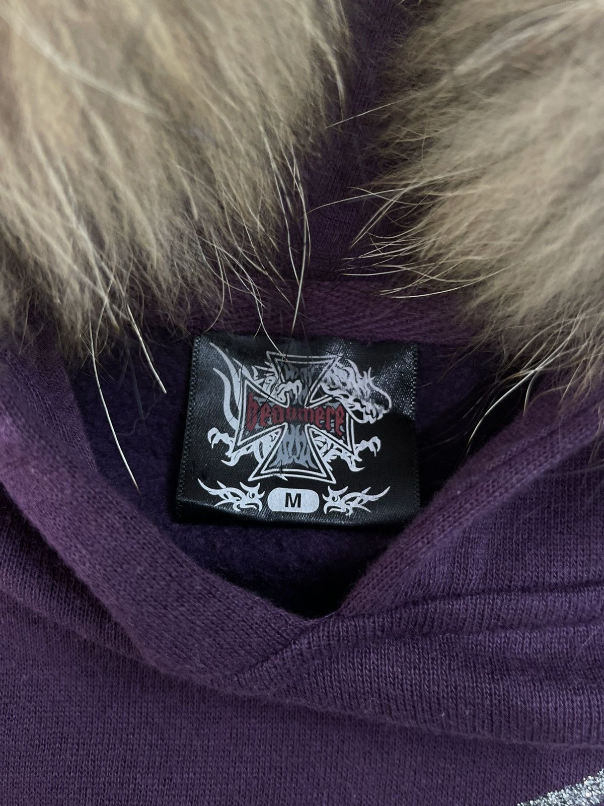 Japanese Brand Beaumere Gothic poem Fur Hoodie Size US M / EU 48-50 / 2 - 4 Thumbnail