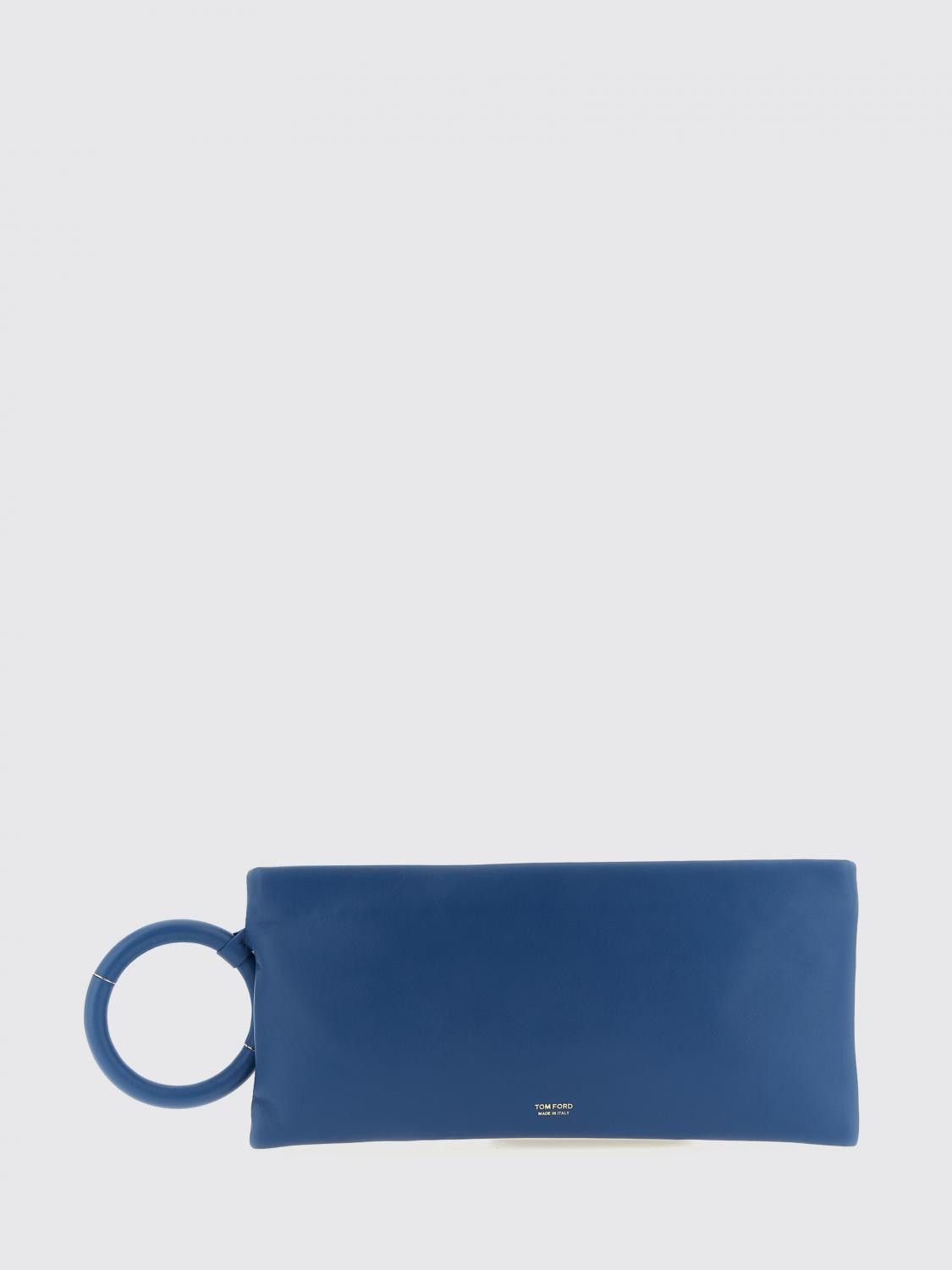 Tom Ford Tom Ford Clutch Woman Blue Size ONE SIZE - 1 Thumbnail