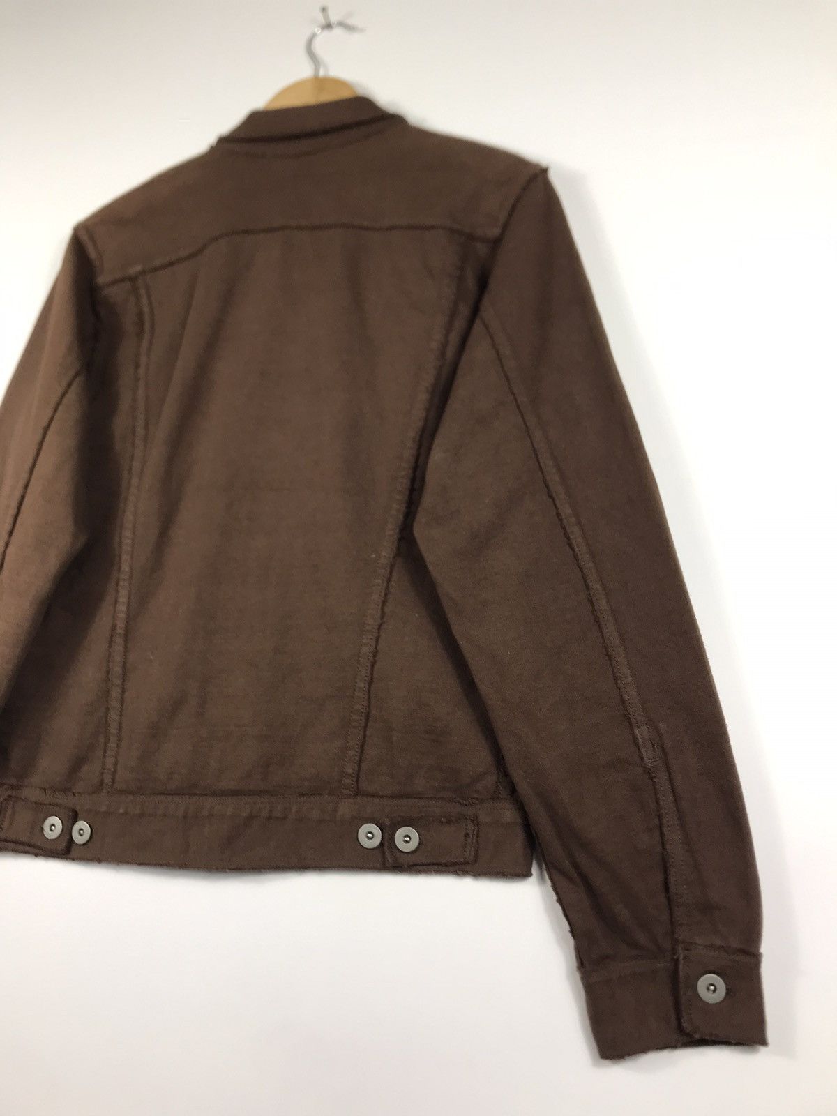 Japanese Brand × Slick ⚡️Vintage Slick Garments Brown Button Truckle Jacket Size US S / EU 44-46 / 1 - 14 Thumbnail