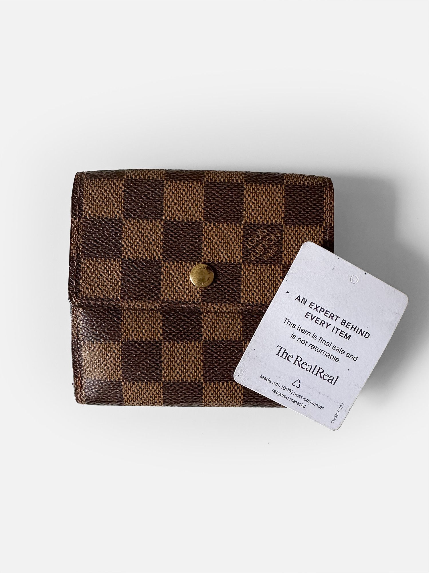 Louis Vuitton Louis Vuitton Damier Portefeuille Elise Wallet Purse N61654 Size ONE SIZE - 1 Thumbnail