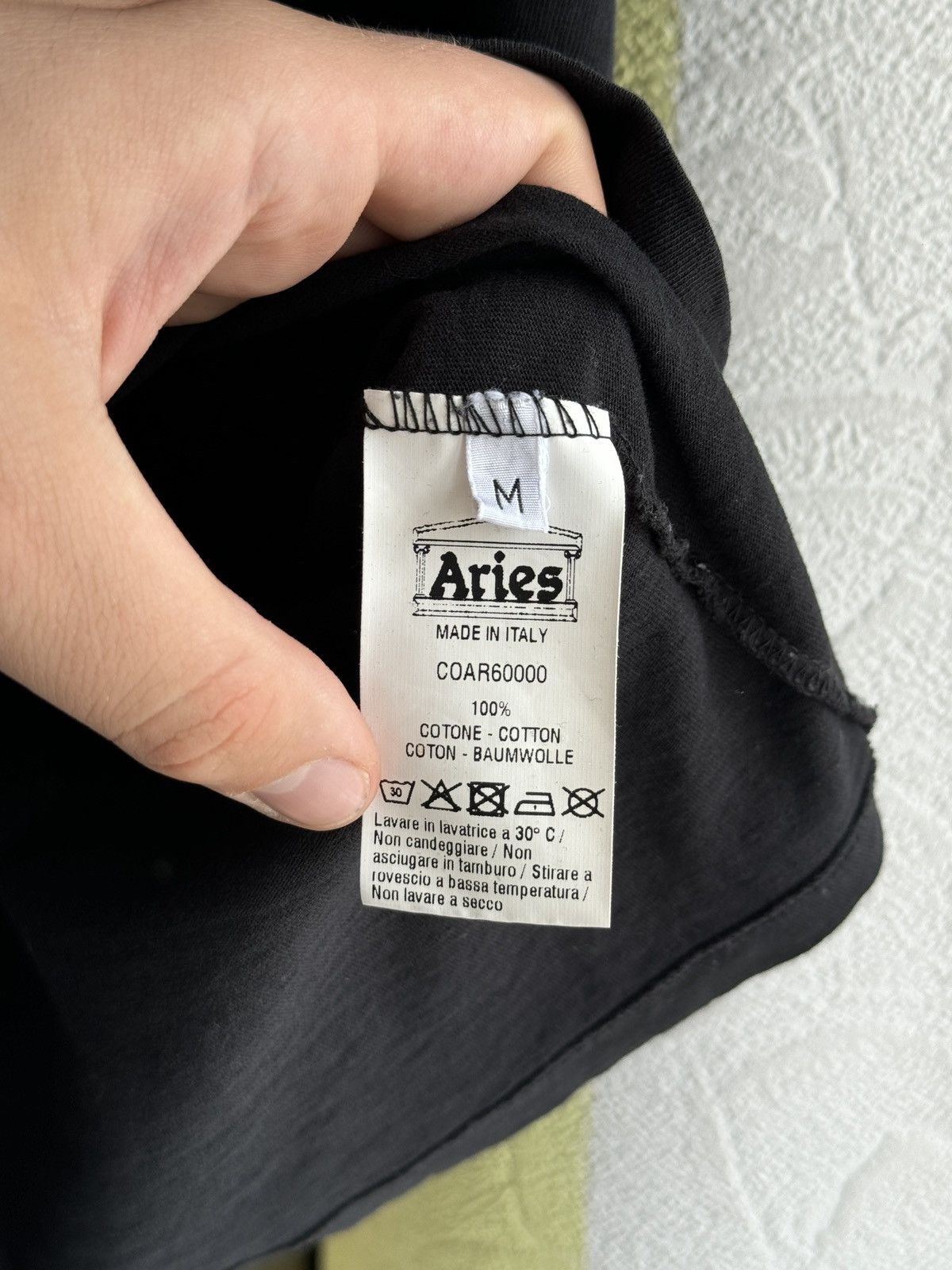 Aries Aries Trippin Guerrilla Bar T-Shirt Black Oversized Size M Size US M / EU 48-50 / 2 - 11 Thumbnail