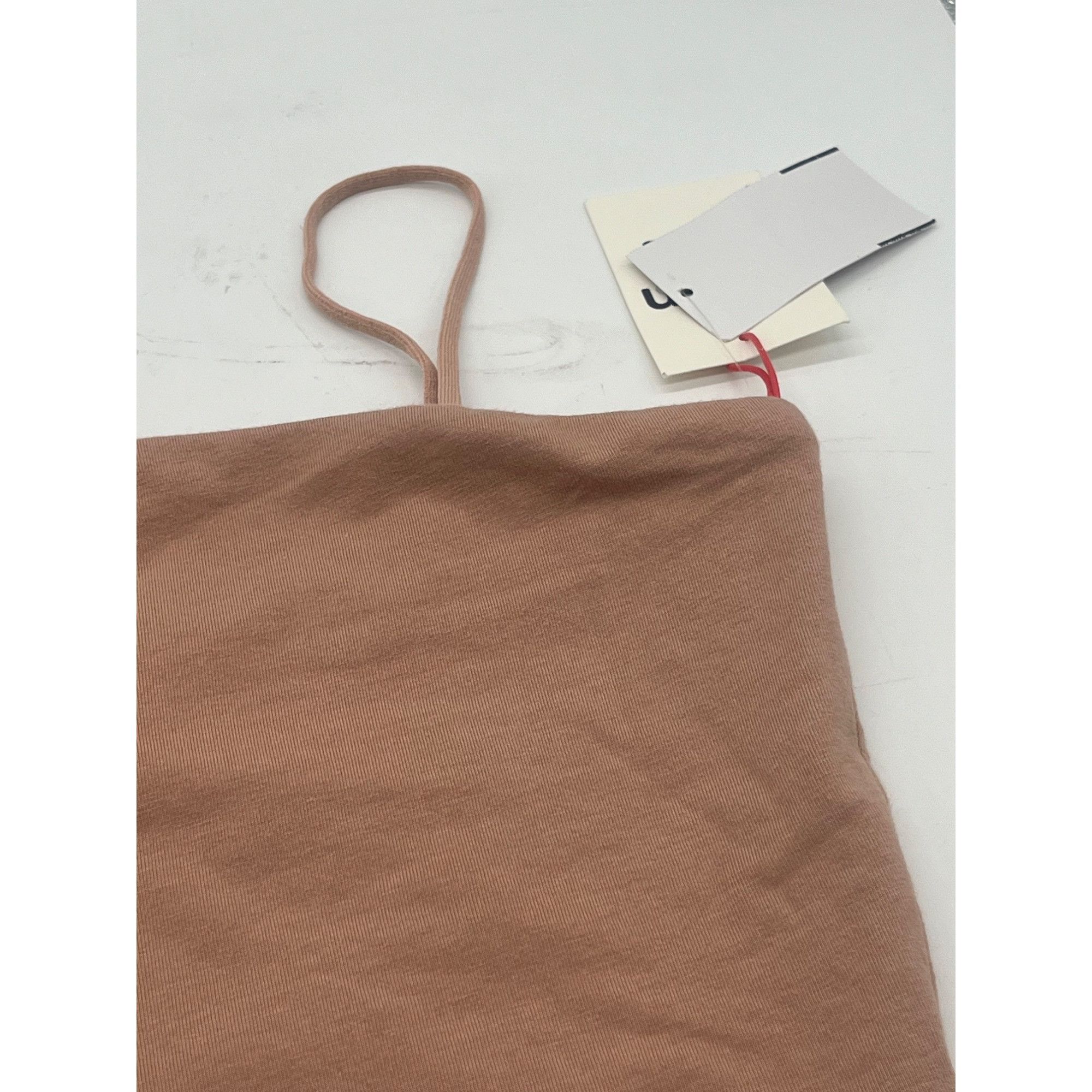 Other Open Edit Square Neck Crop Camisole In Tan Nougat, Sz. S Size S / US 4 / IT 40 - 13 Thumbnail