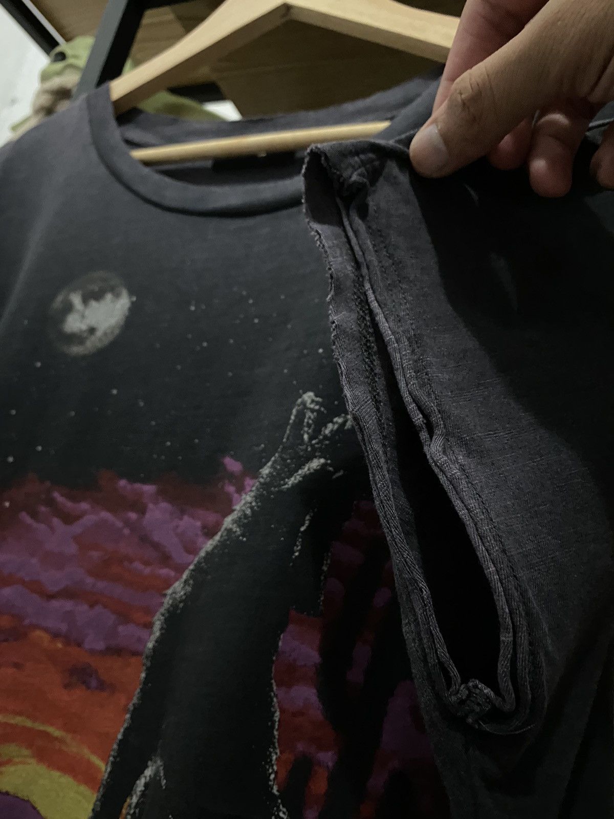 Diesel × Marlboro × Vintage Vintage Diesel 78 Night Dessert Wolf Malboro Style Tshirt Size US XL / EU 56 / 4 - 5 Thumbnail