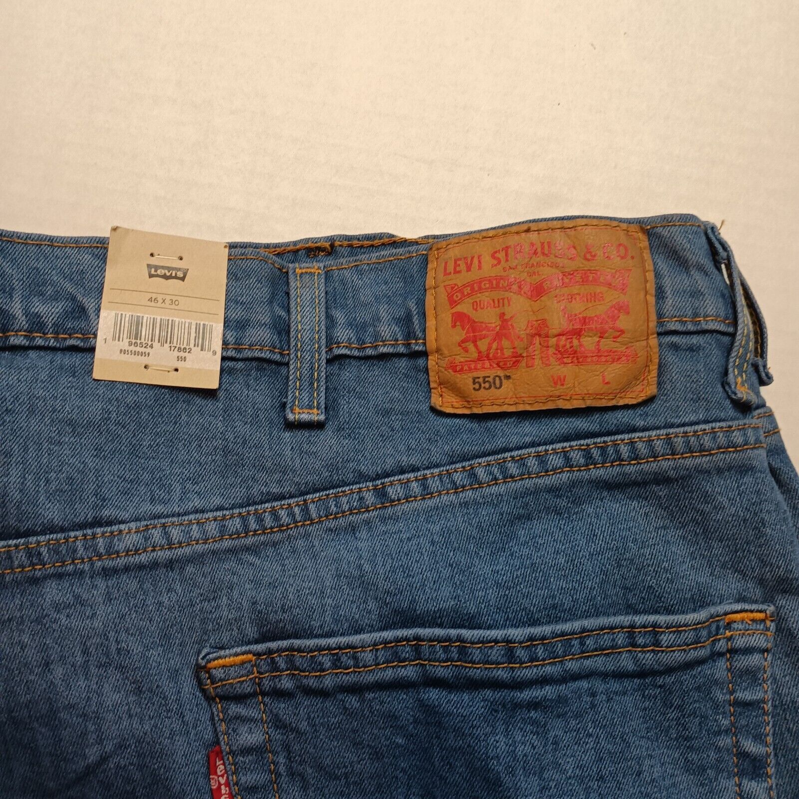 Levi's Levi's 550 Jeans Men's 46x30 Relaxed Fit Stretch Extensible Size US 44 / EU 60 - 2 Thumbnail