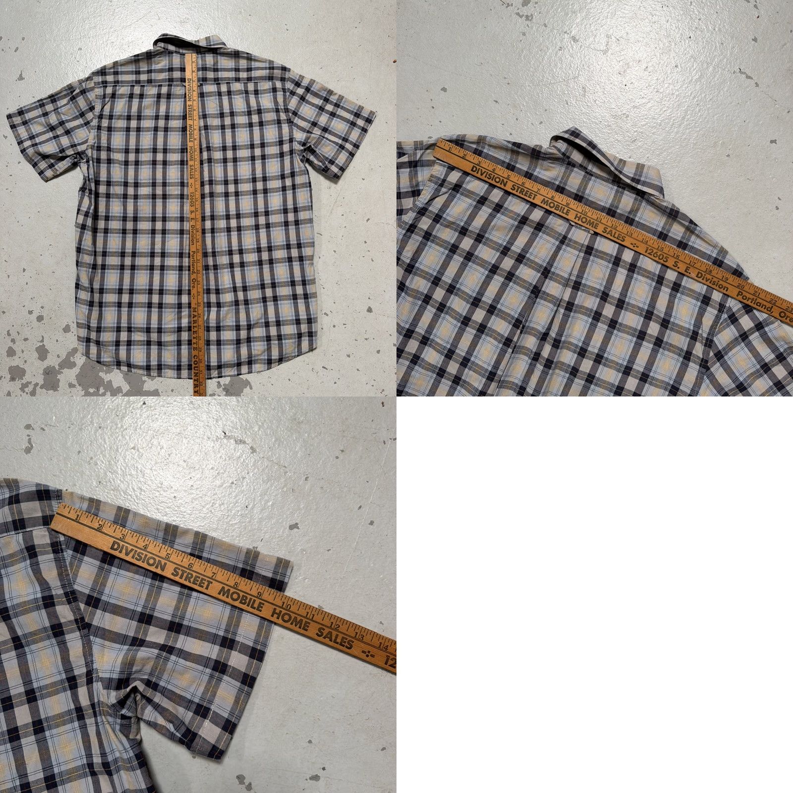 Vintage Vintage Stussy Plaid Flannel Pullover Button Shirt Made USA Skate Streetwear L (L) Size US L / EU 52-54 / 3 - 8 Thumbnail